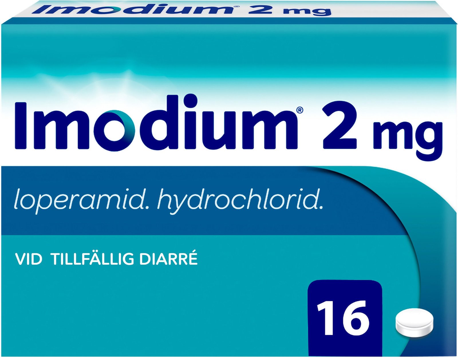 Imodium tabletter 2mg, 16 st
