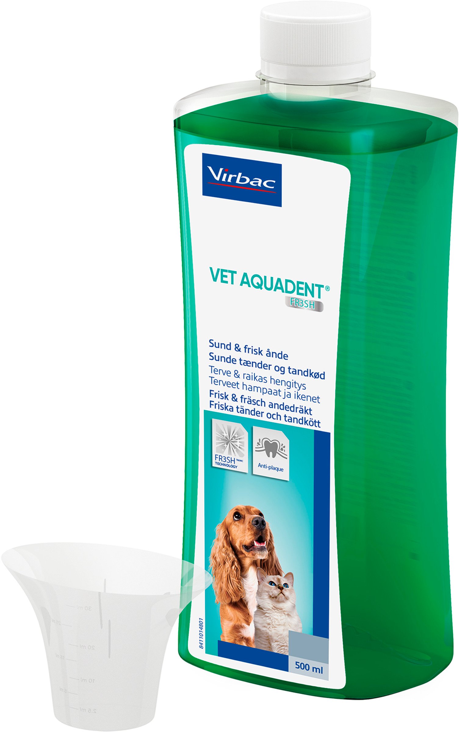 Virbac Vet Aquadent Anti-plack Lösning 500 ml