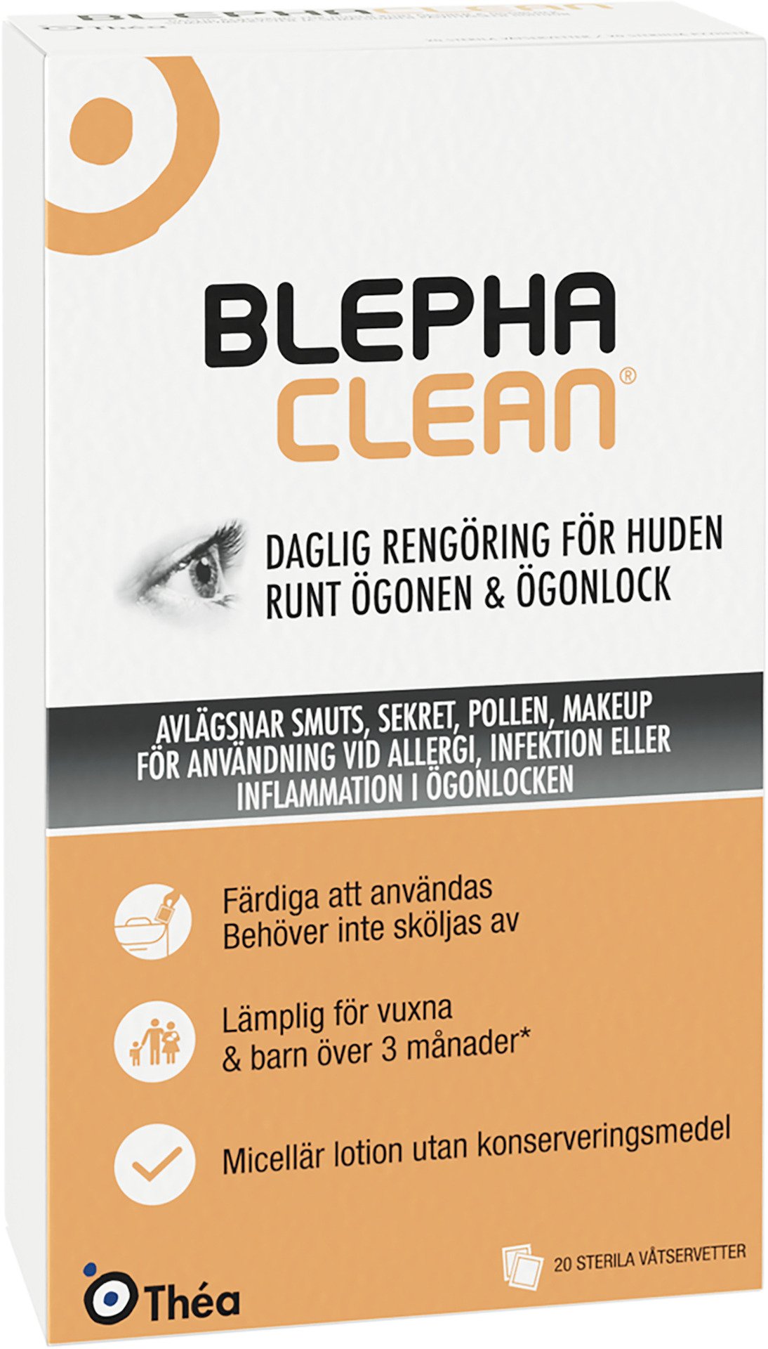 BLEPHA BlephaClean Sterila Våtservetter 20 st