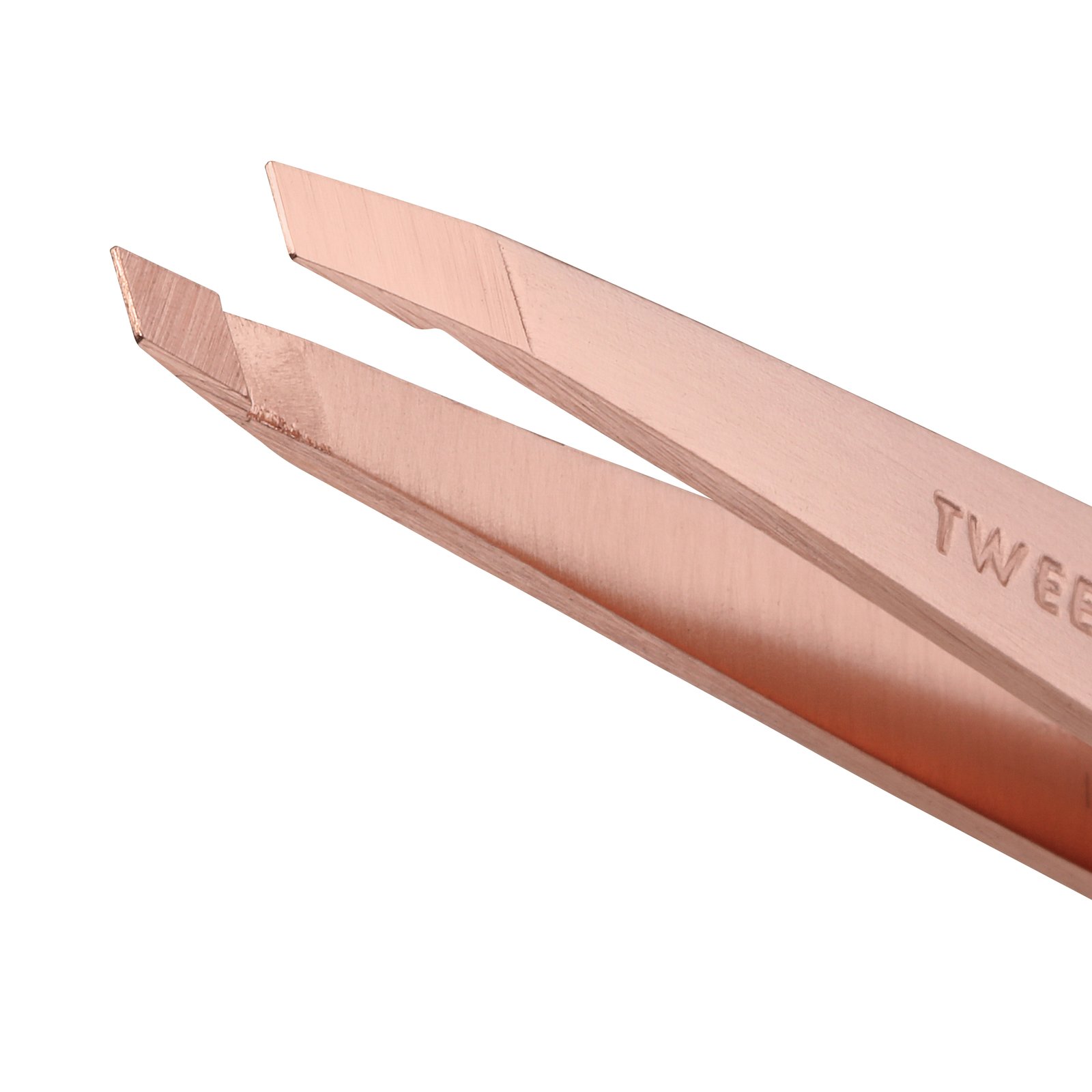 TWEEZERMAN Slant Tweezer Rose Gold 1st