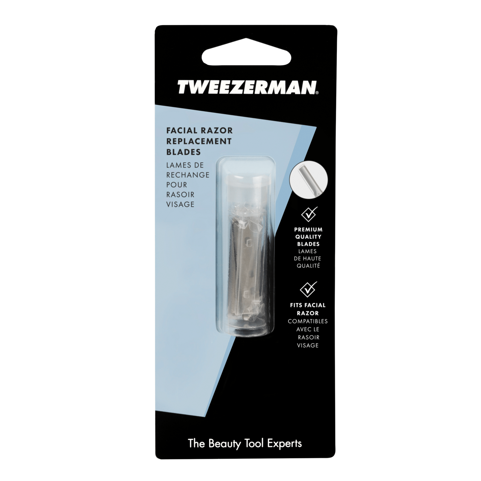 Tweezerman Facial Razor Replacement Blades