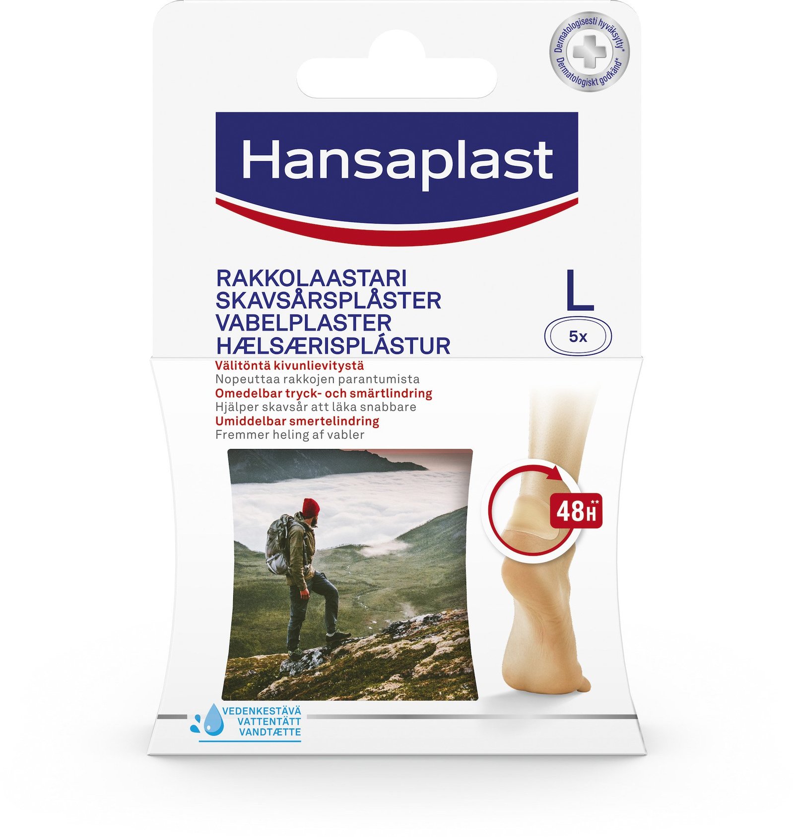 Hansaplast SOS Skavsårsplåster LARGE 5st