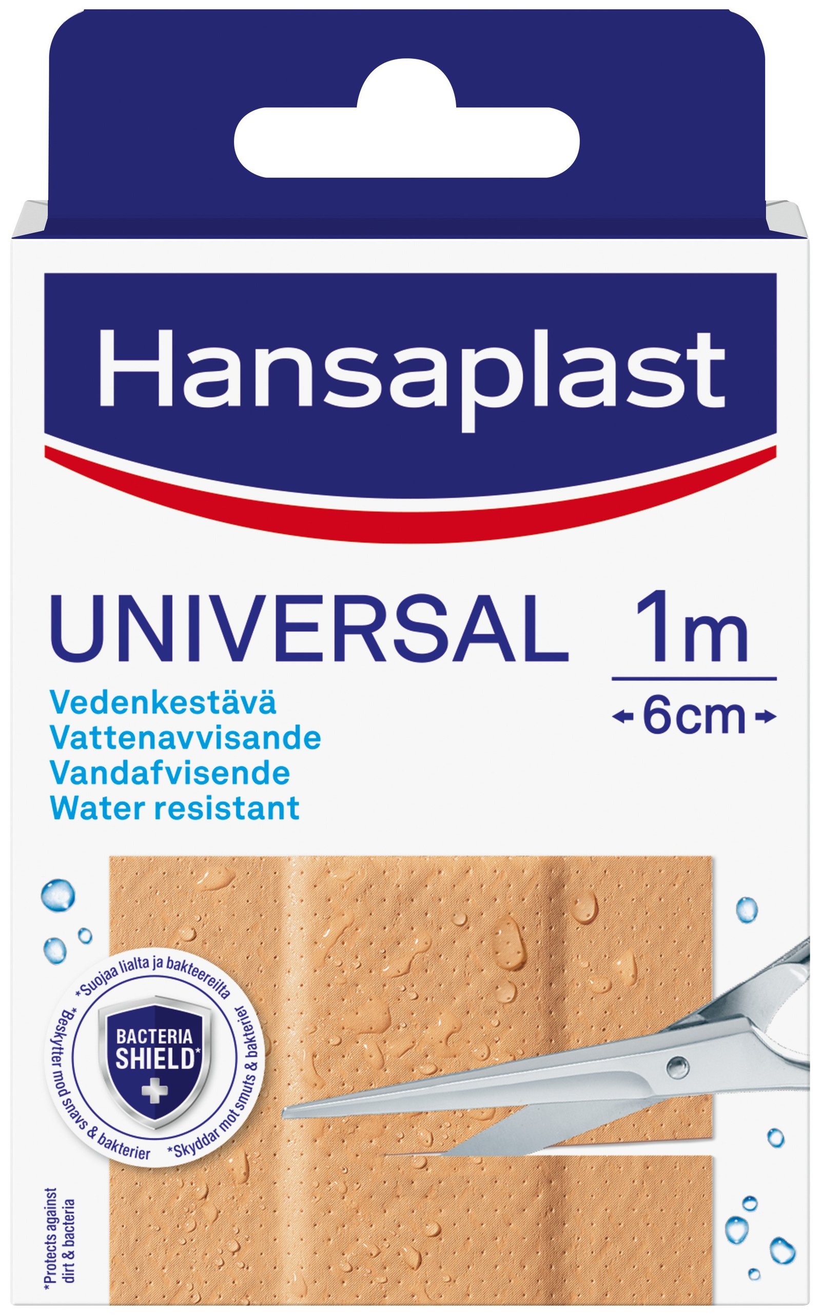 Hansaplast Universal Vattentåligt Plåster 1 m x 6 cm