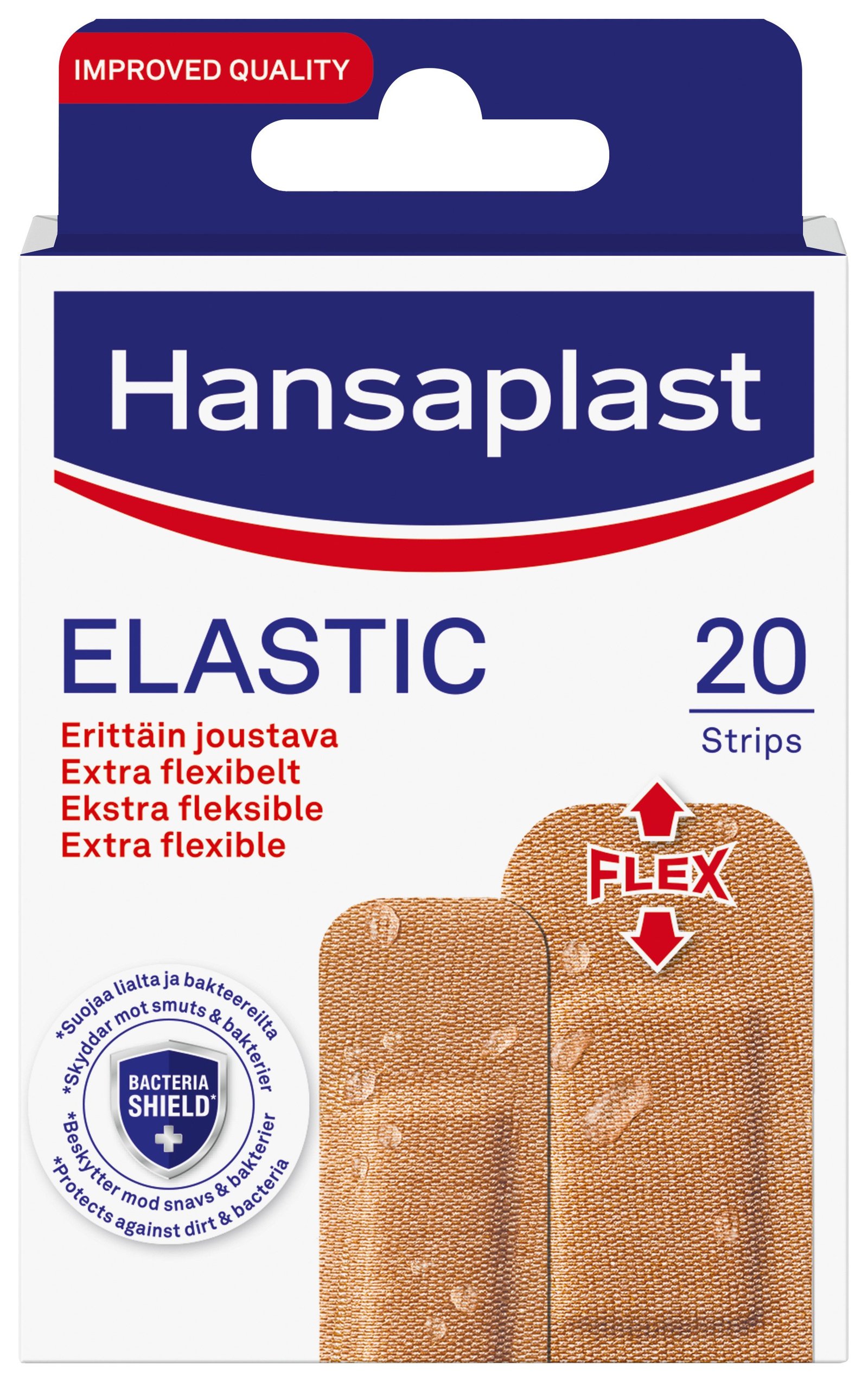 Hansaplast Elastic Extra Flexibelt Plåster 20 st