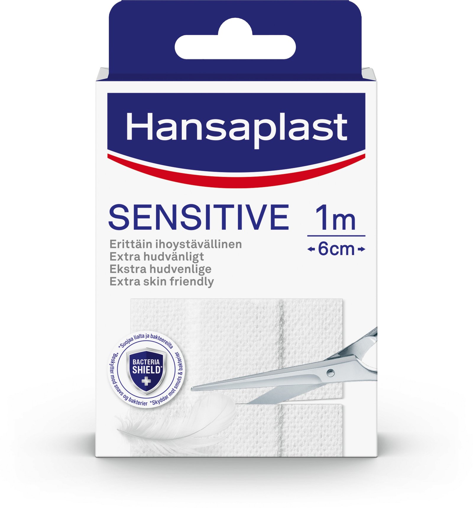 Hansaplast Sensitive Plåster 1 m x 6 cm