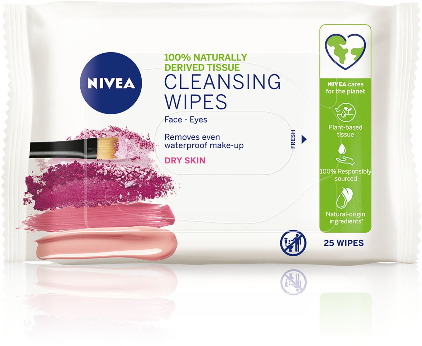 NIVEA Cleansing Wipes Face & Eyes Dry Skin 25 st