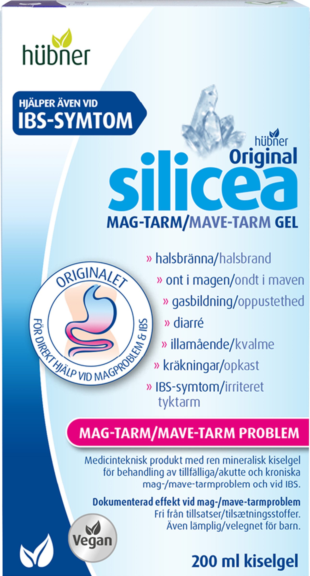 Silicea Mag-Tarm Kiselgel 200 ml