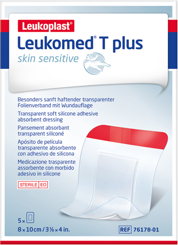 Leukoplast Leukomed T Plus Skin Sensitive 5 st 8x10 cm