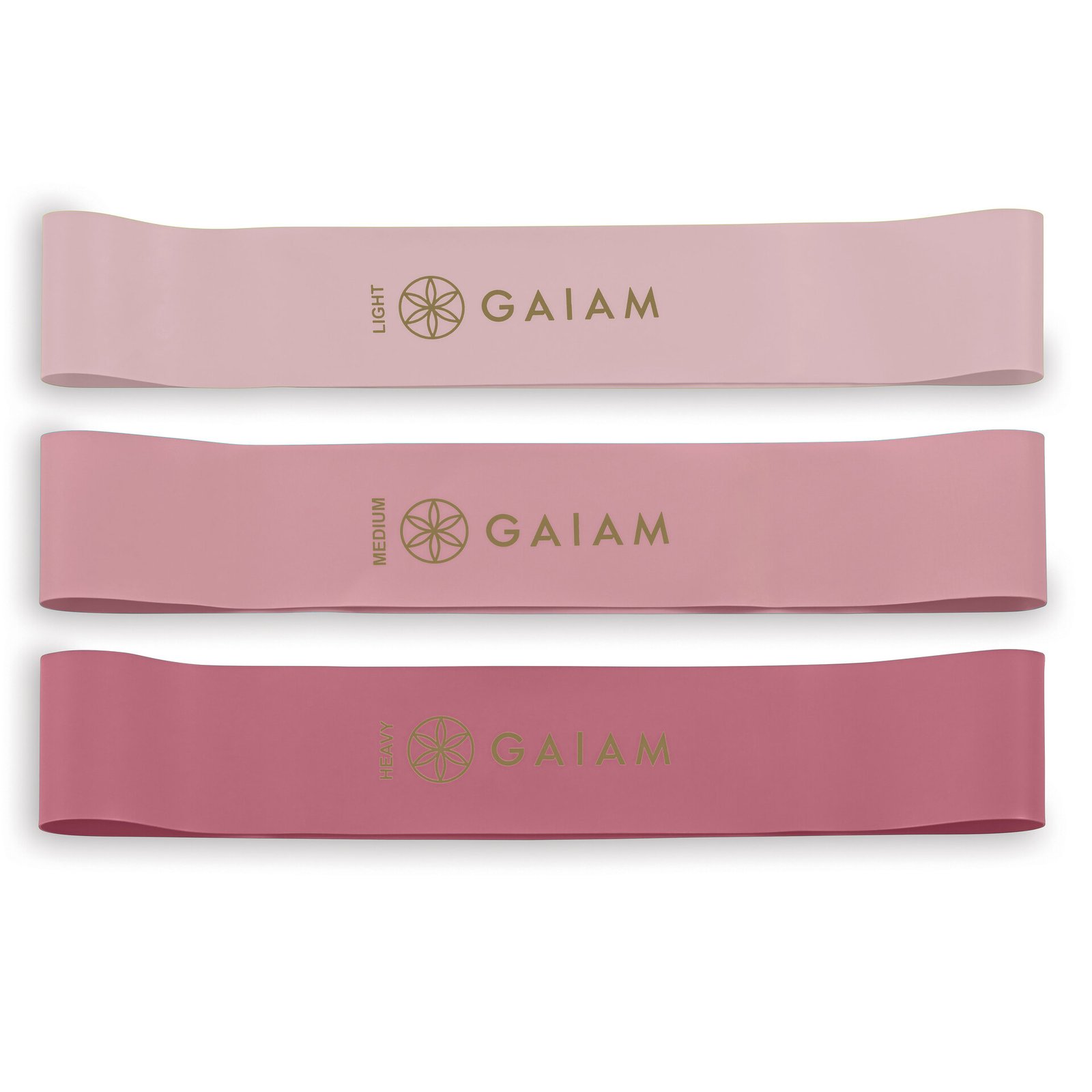 Gaiam Mini Loop Bands Berry 3-Pack