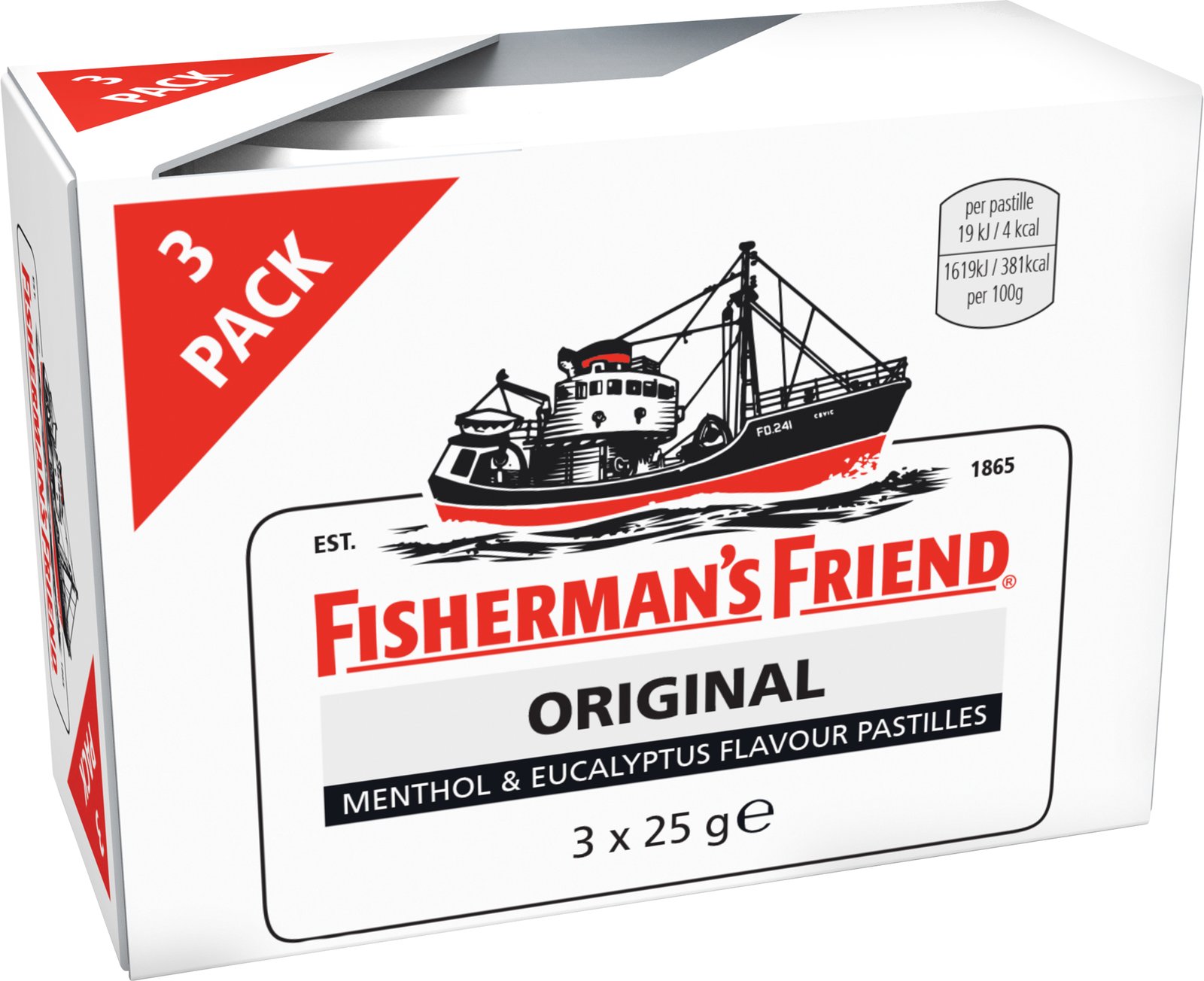 Fisherman's Friend Original 3 x 25 g
