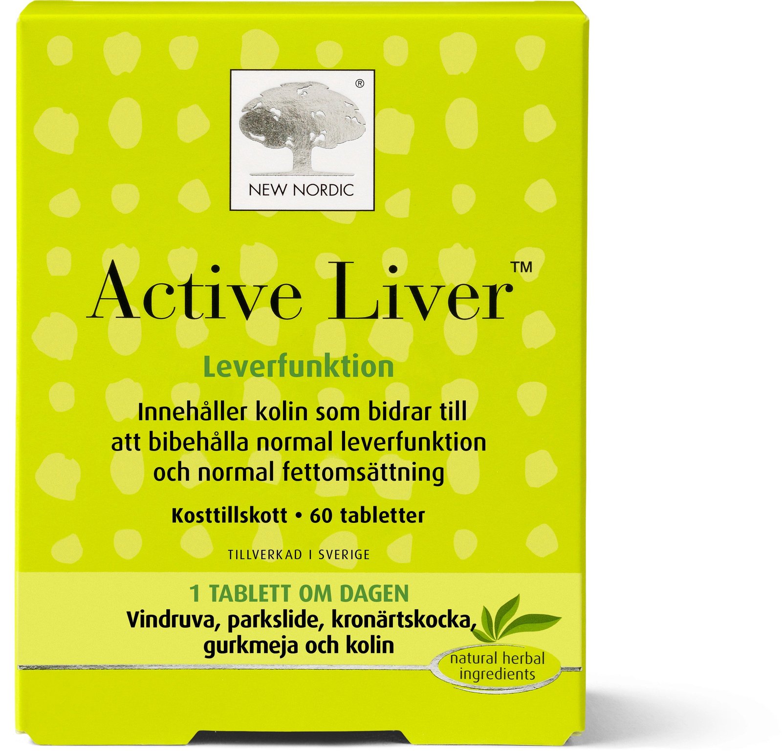 New Nordic Active Liver 60 tabletter