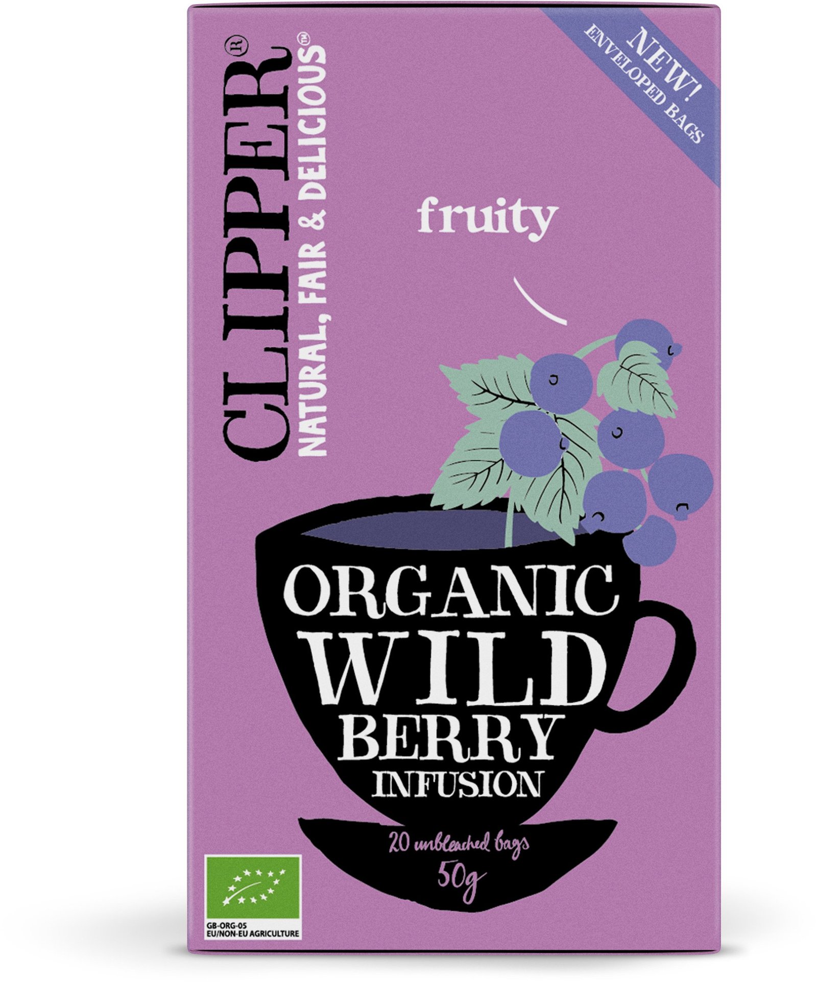 Clipper Berry Burst Organic Wild Berry Infusion 50g