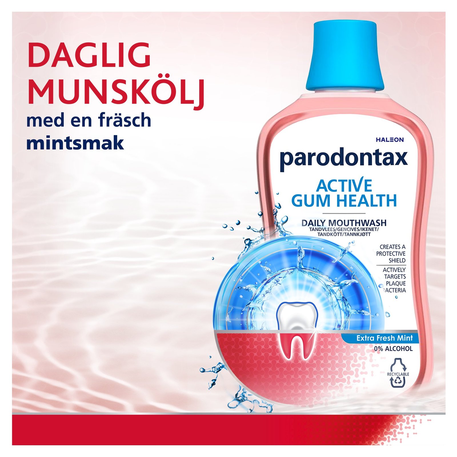 Paradontax Active Gum Munskölj 500 ml