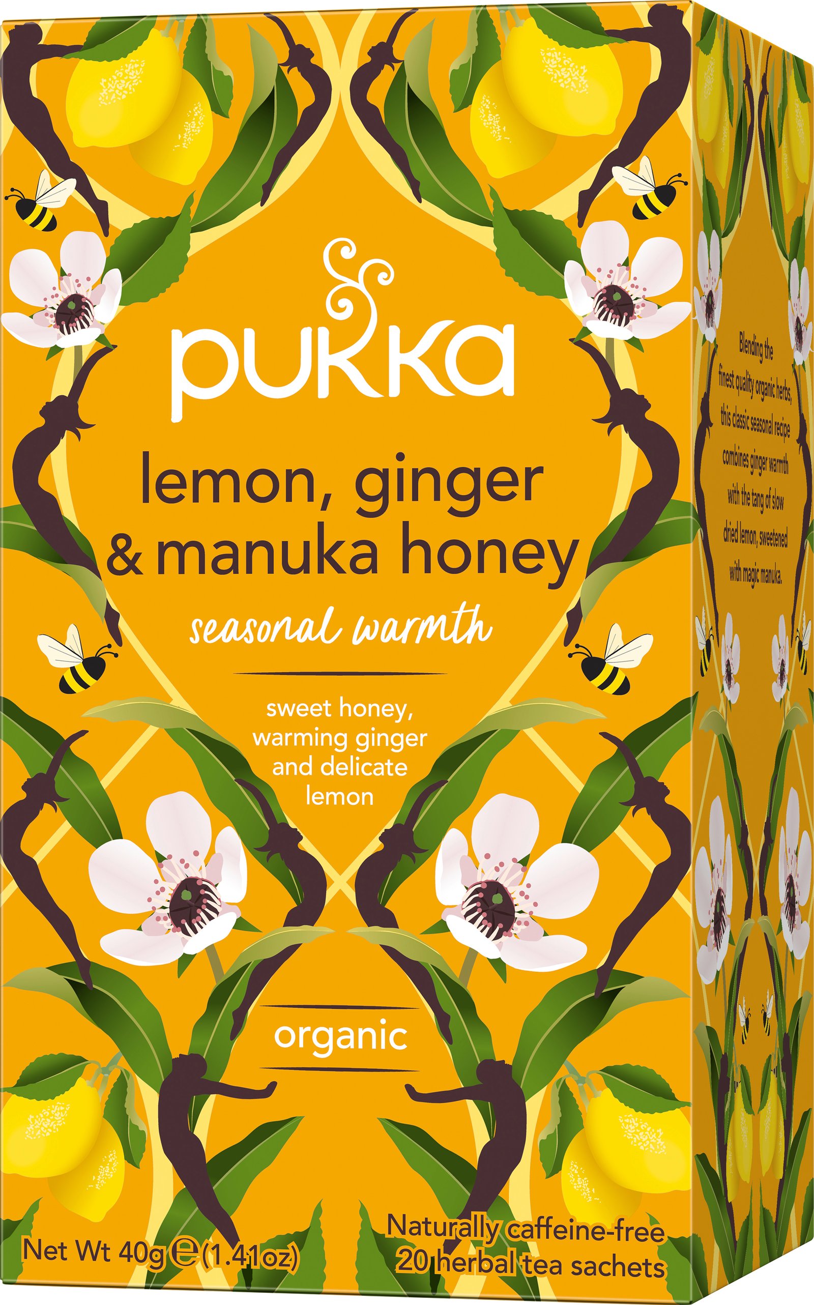 Pukka Te Lemon, Ginger & Manuka Honey 20 st