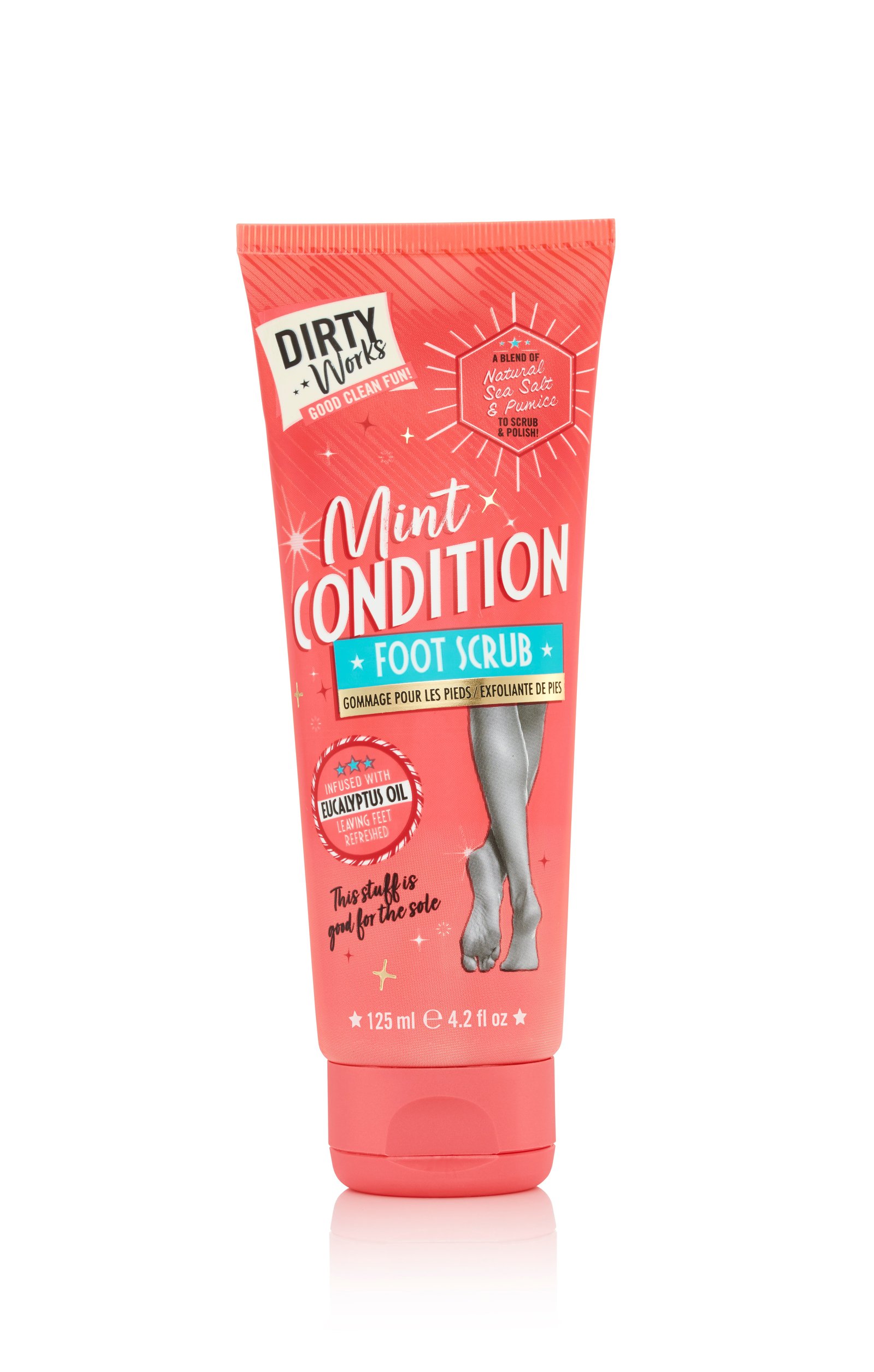 Dirty Works Mint Condition Foot Scrub 125 ml