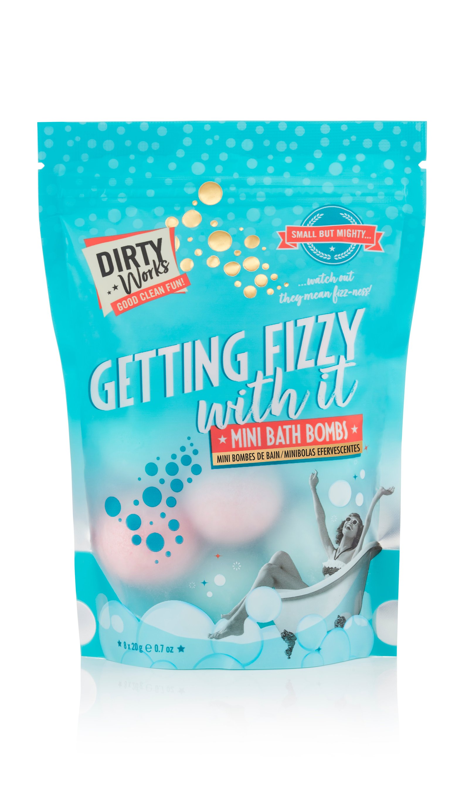 Dirty Works Getting Fizzy With It Mini Bath Bombs 8 x 20 g