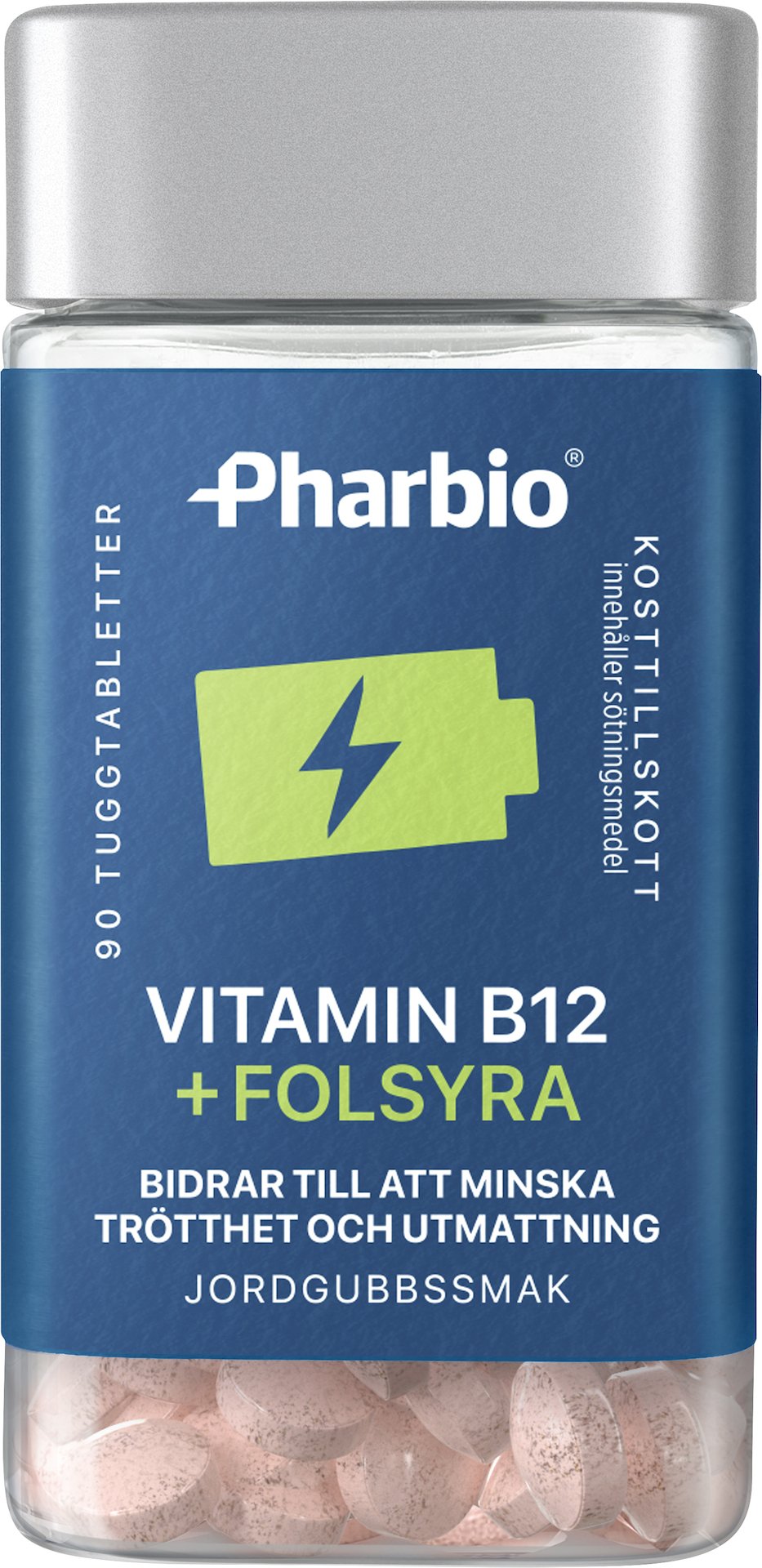 Pharbio B12 Folsyra 90 tuggtabletter