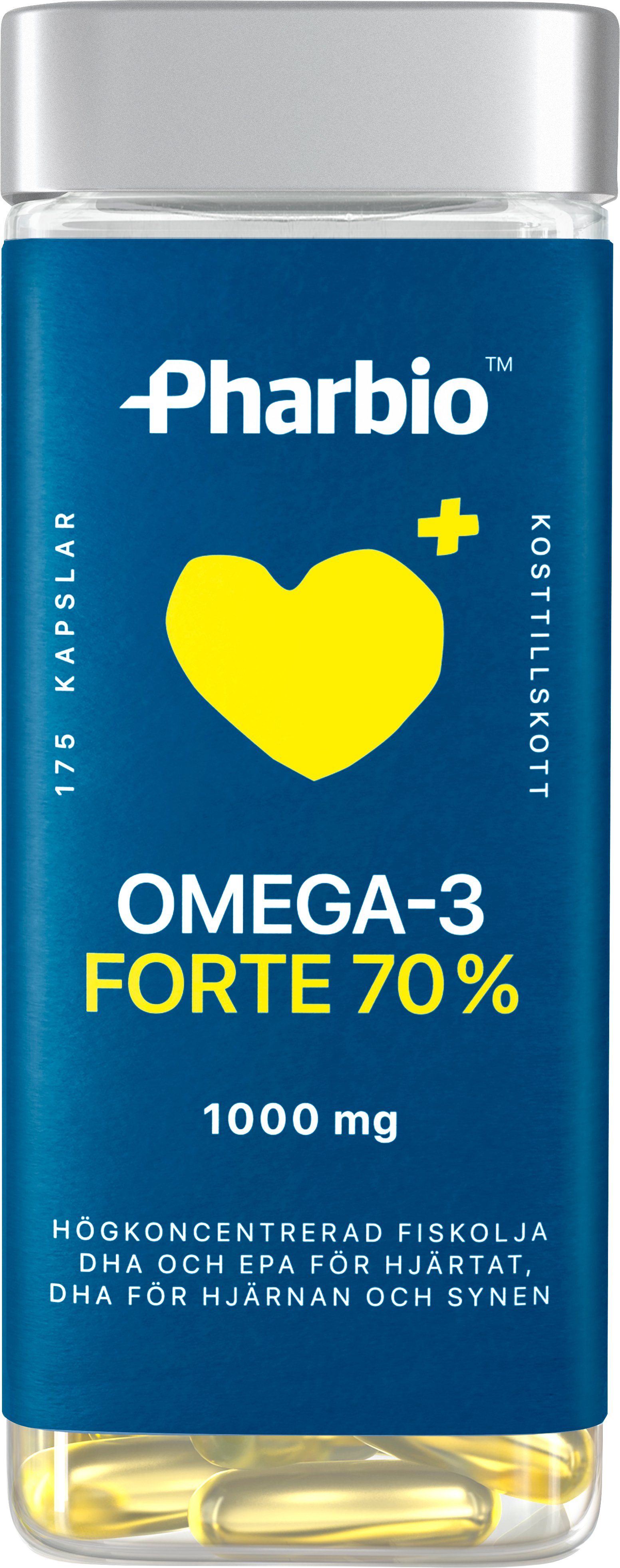 Pharbio Omega-3 Forte 1000mg 175 kapslar