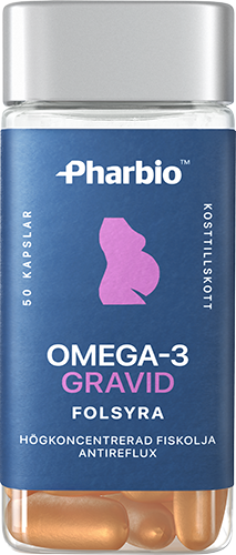 Pharbio Omega-3 Gravid 50 kapslar