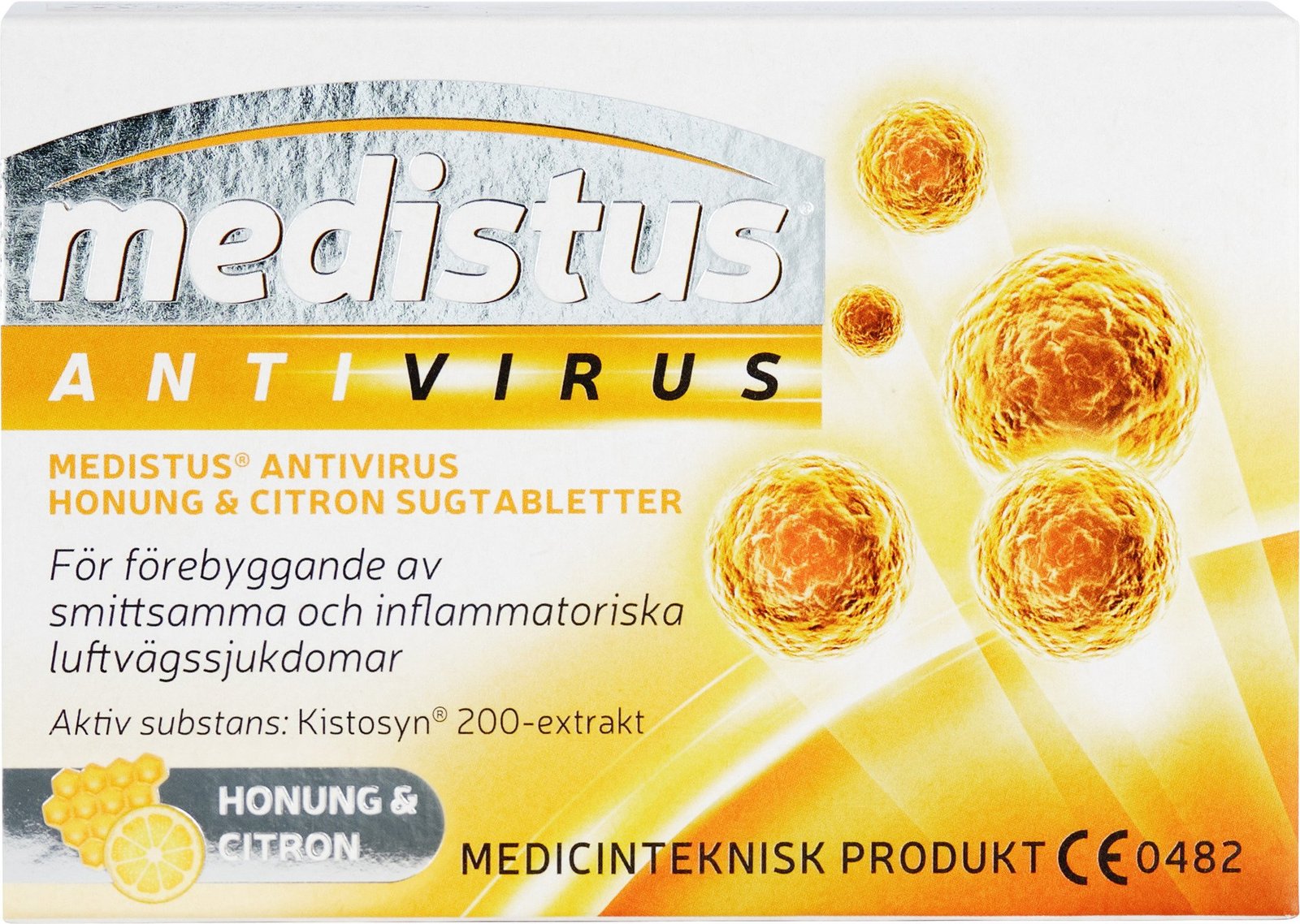 Medistus Antivirus Sugtablett Honung & Citron 10 st