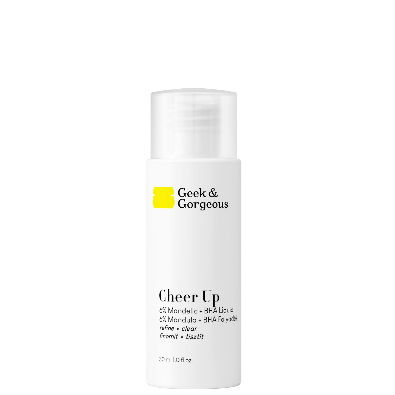 Geek & Gorgeous Cheer Up 6% Mandelic + BHA Liquid  30 ml