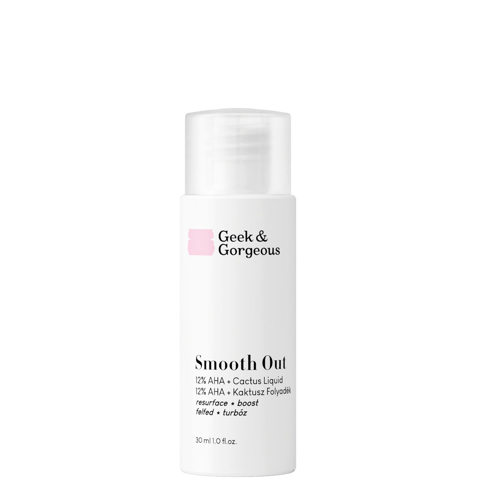 Geek & Gorgeous Smooth Out 12% AHA + Cactus Liquid 30 ml