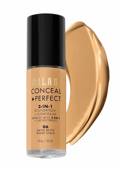 Milani Conceal + Perfect 2-in-1 Foundation & Concealer 06 Sand Beige 30 ml