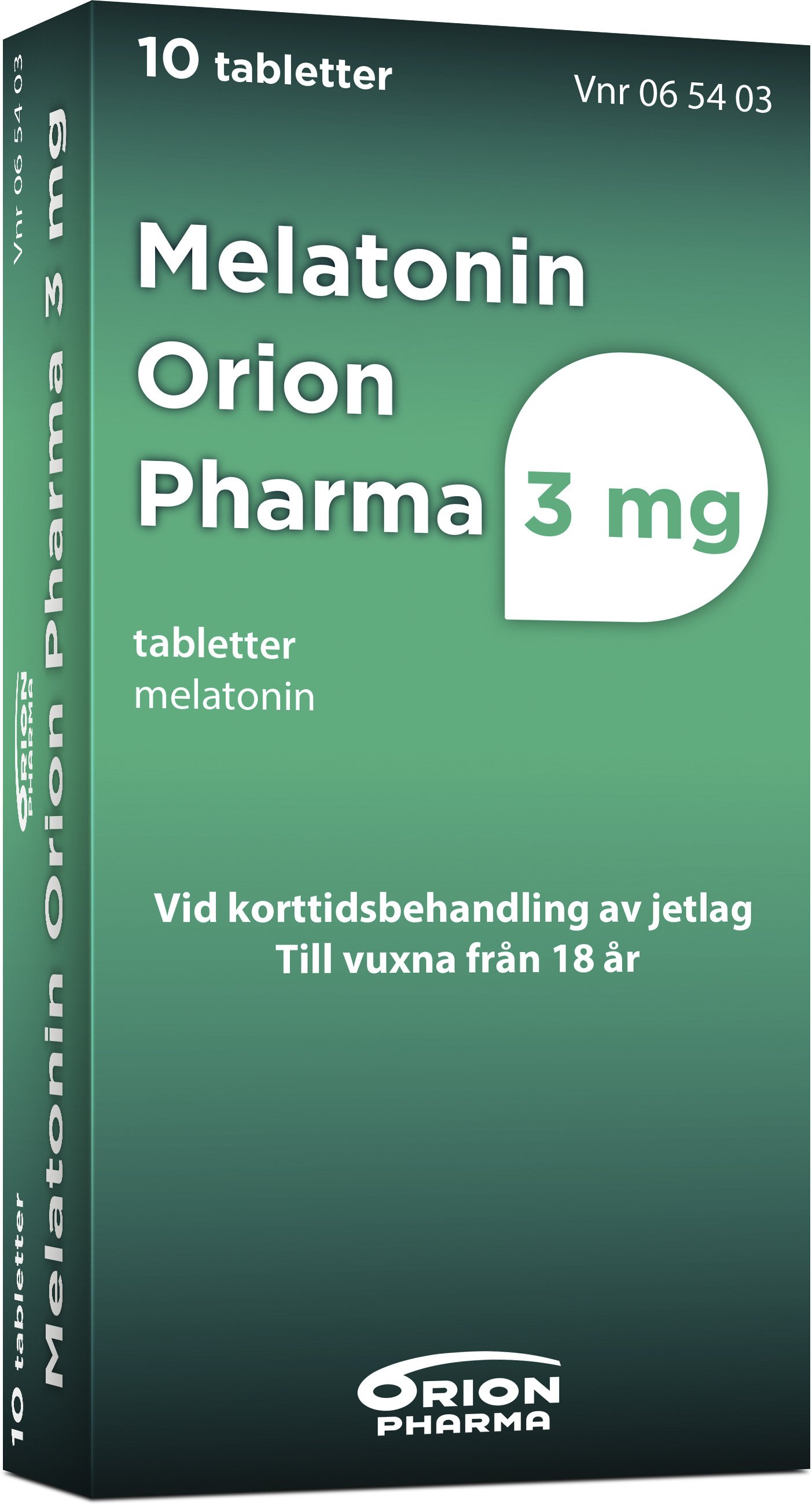 Orion Pharma Melatonin Orion Pharma 3 mg 10 tabletter