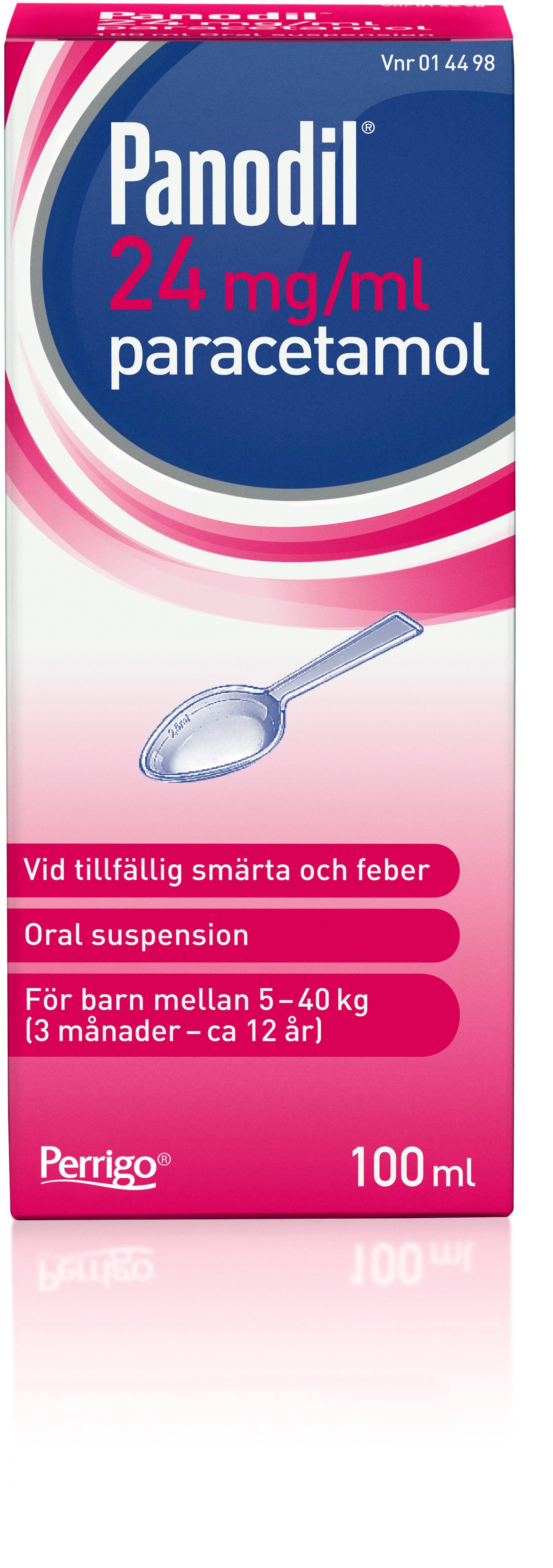 Panodil 24 mg/ml oral suspension 100 ml