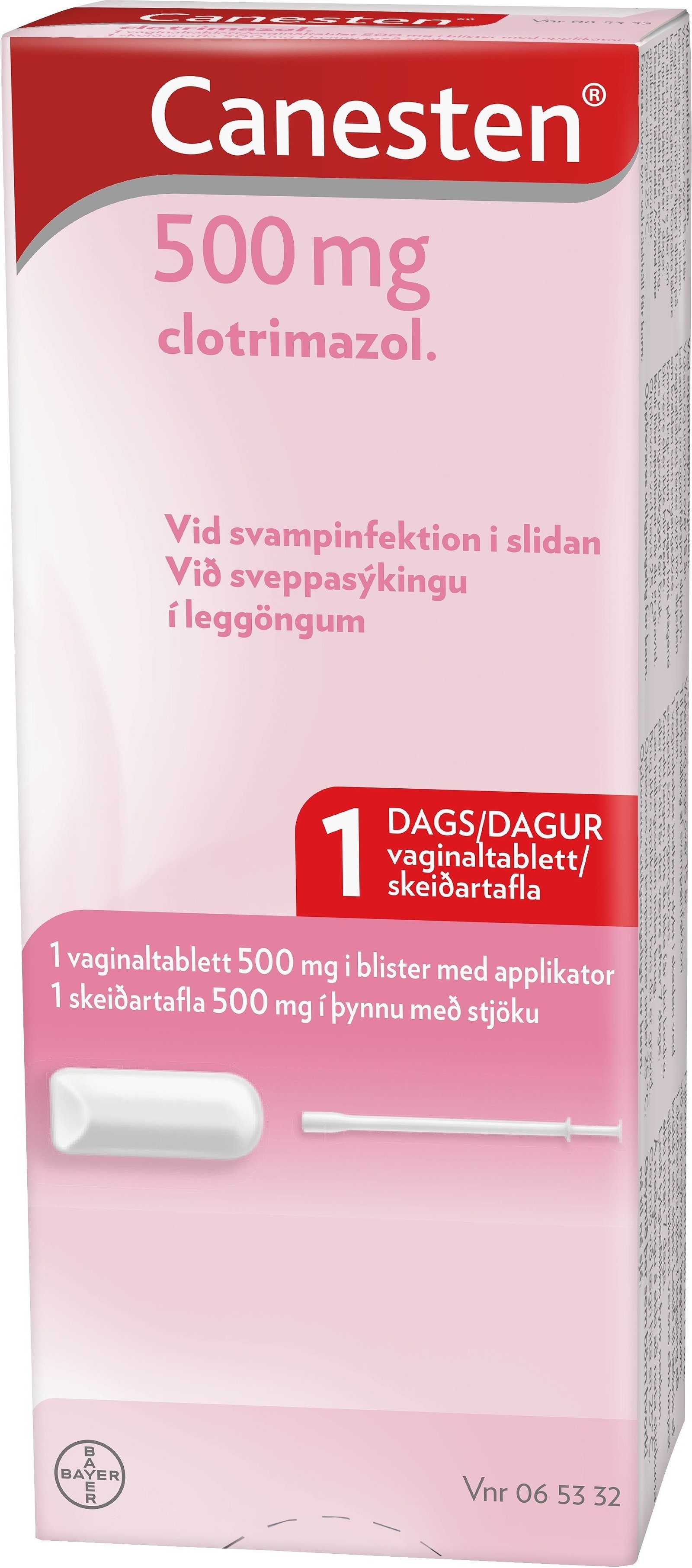 Canesten Vaginaltablett 500 mg 1 st
