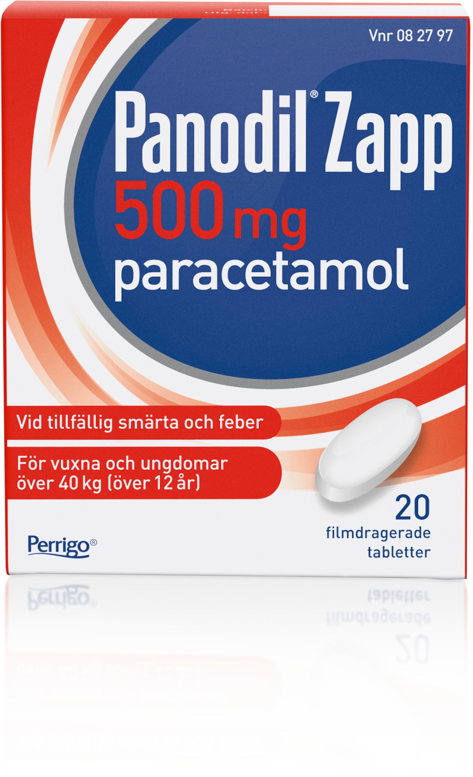 Panodil Zapp 500mg 20 tabletter
