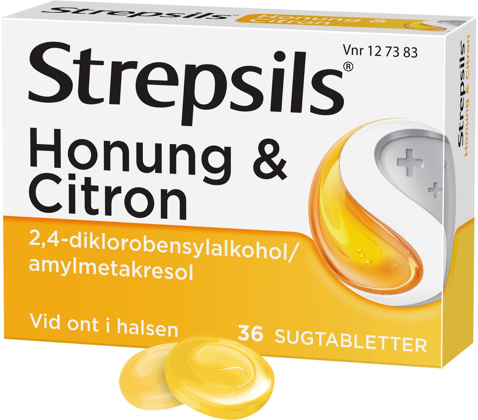 Strepsils Honung & Citron 36 sugtabletter