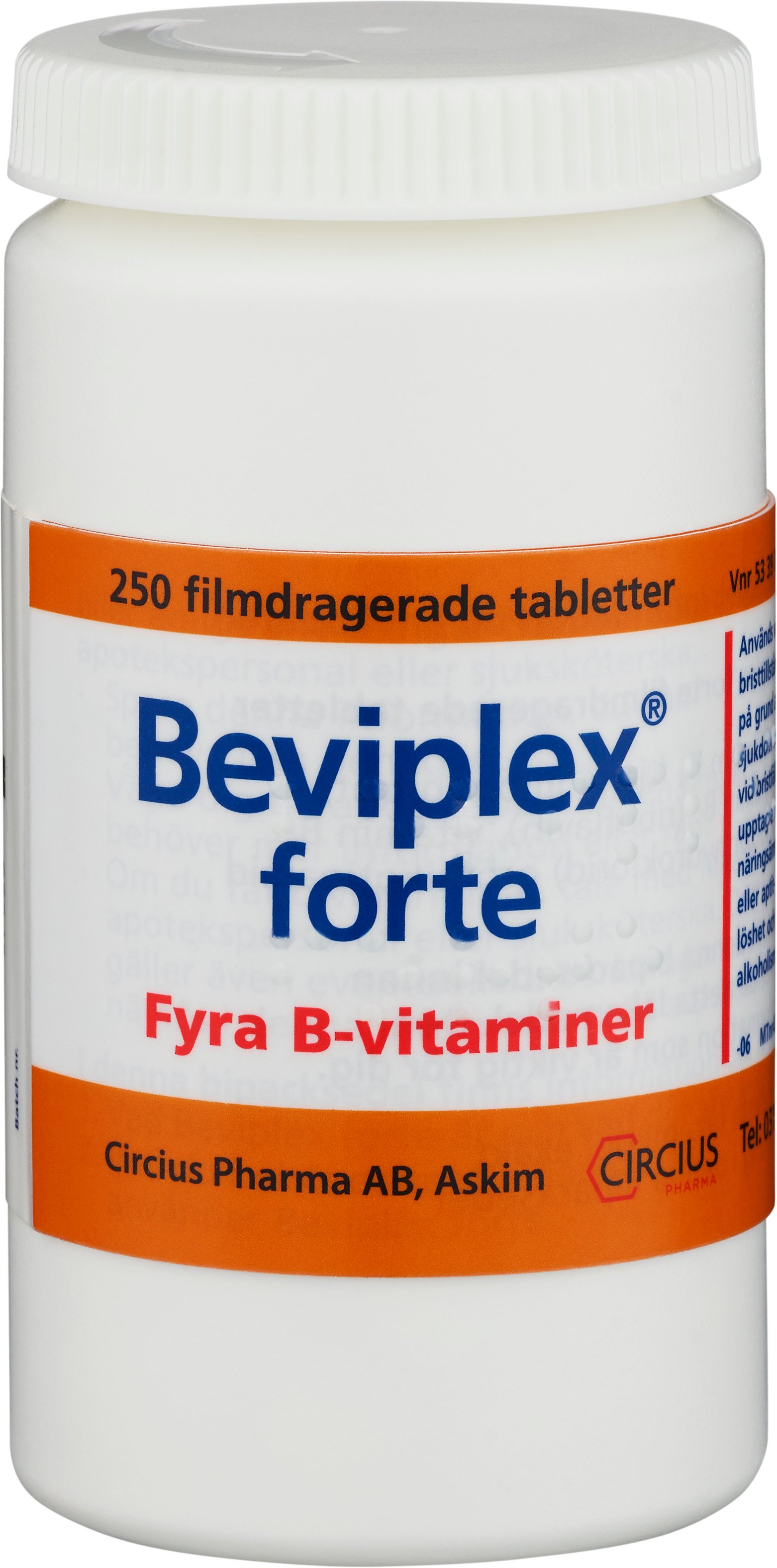 Beviplex Forte Filmdragerad Tablett 250 st