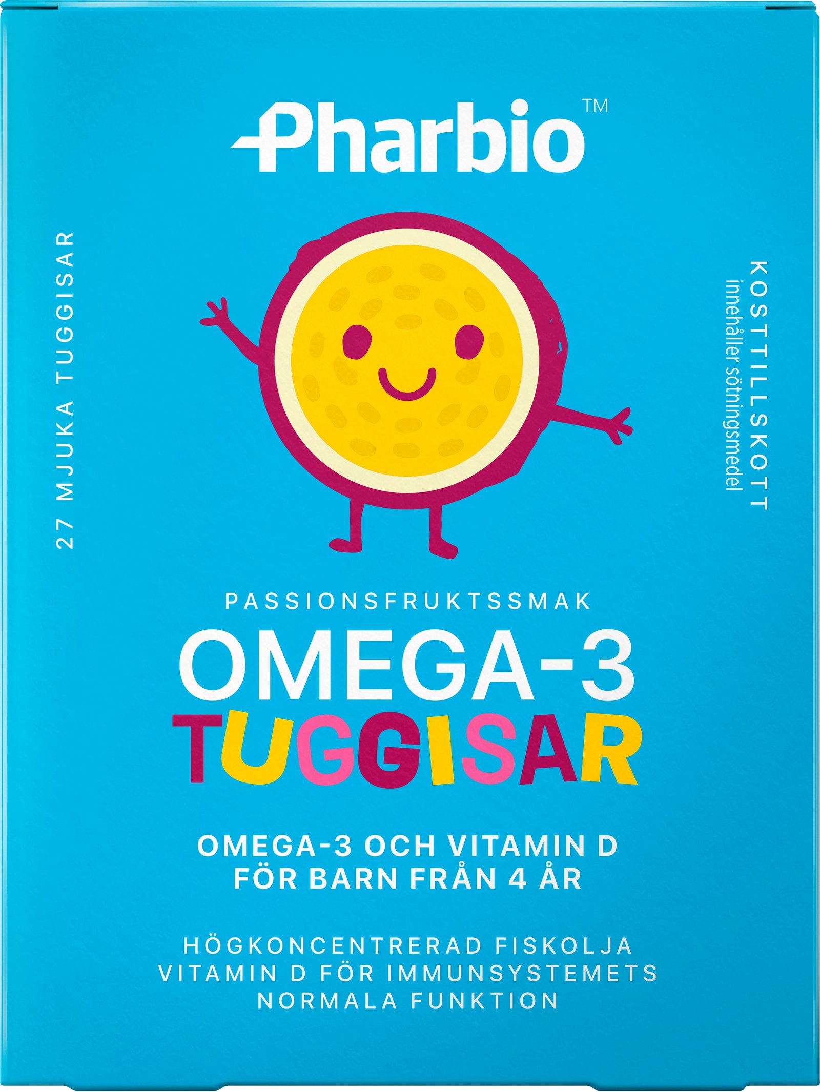 Pharbio Omega 3 Tuggisar 27 st