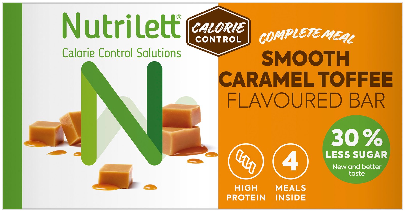 Nutrilett Smooth Caramel Toffe Bar 4 st