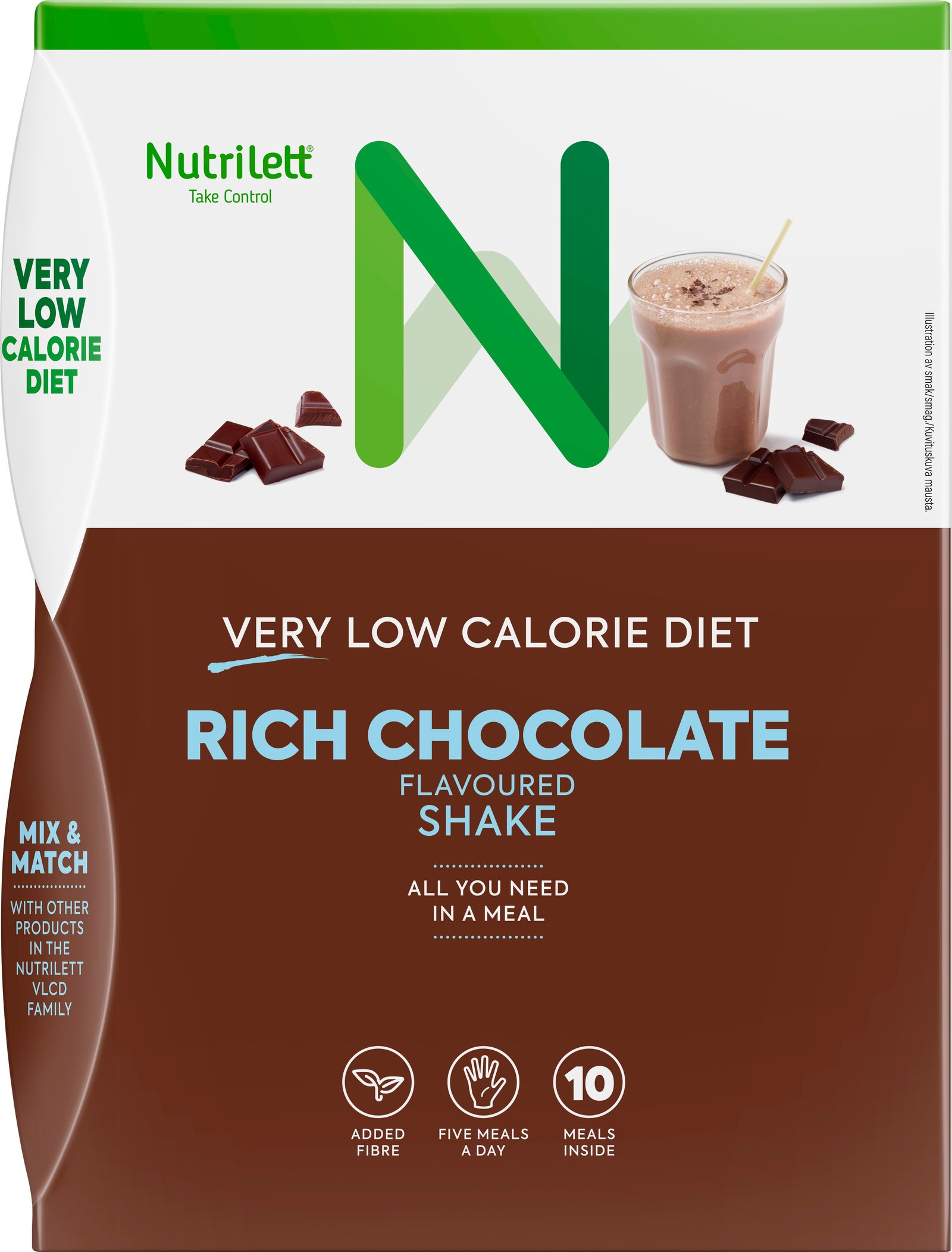 Nutrilett VLCD Rich Chocolate Shake 10 st