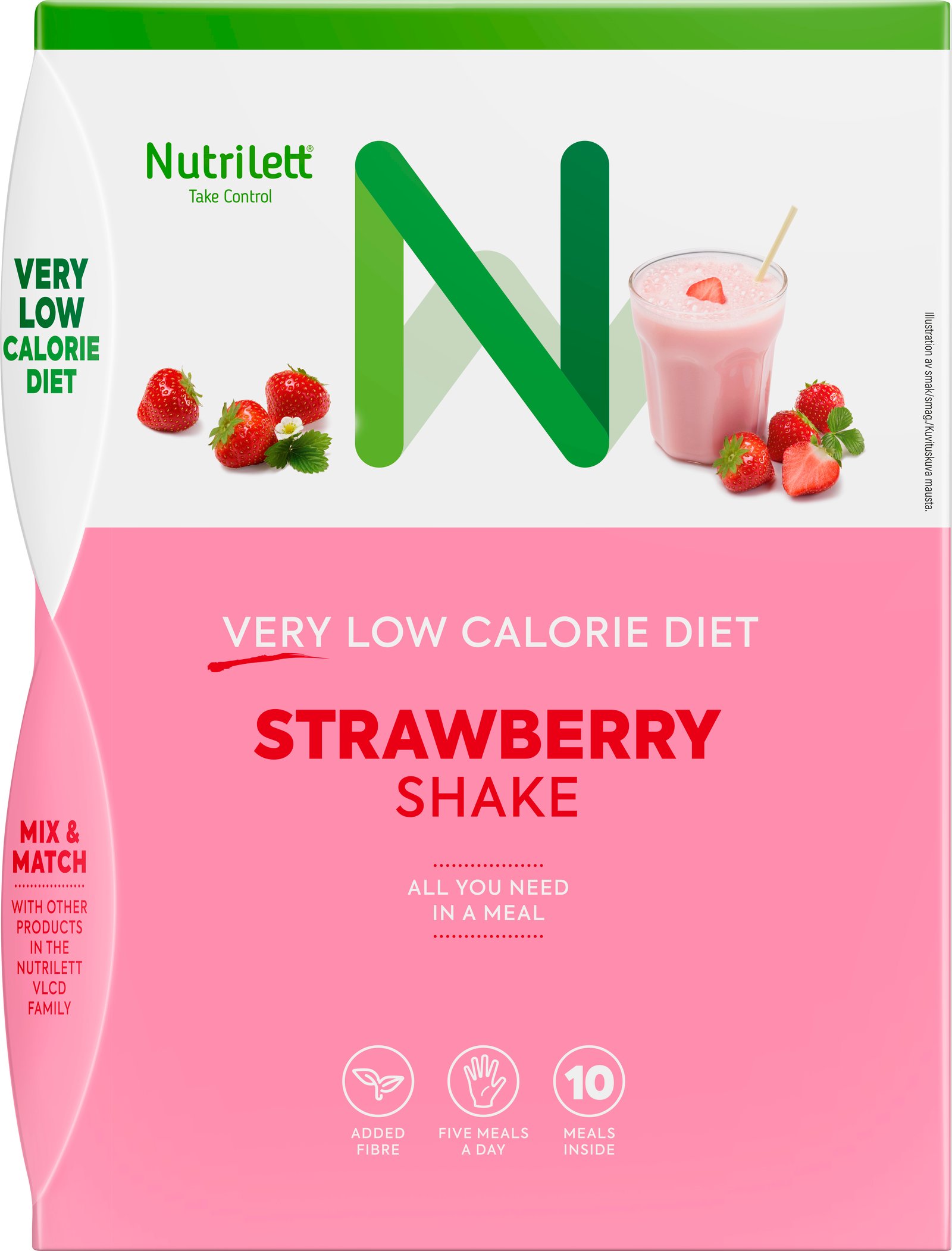 Nutrilett VLCD Strawberry Shake 10 st