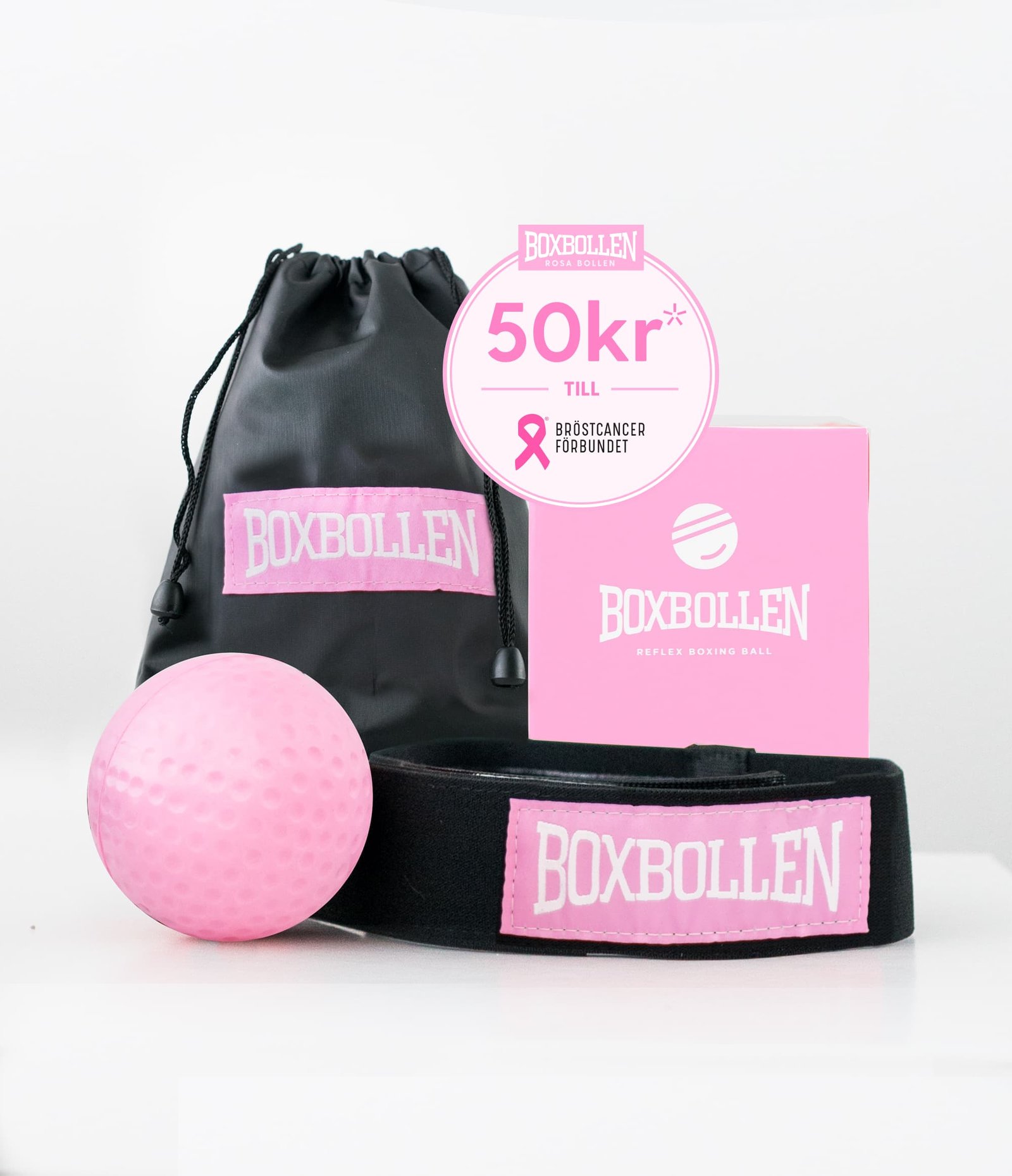 Boxbollen Rosa 1 set