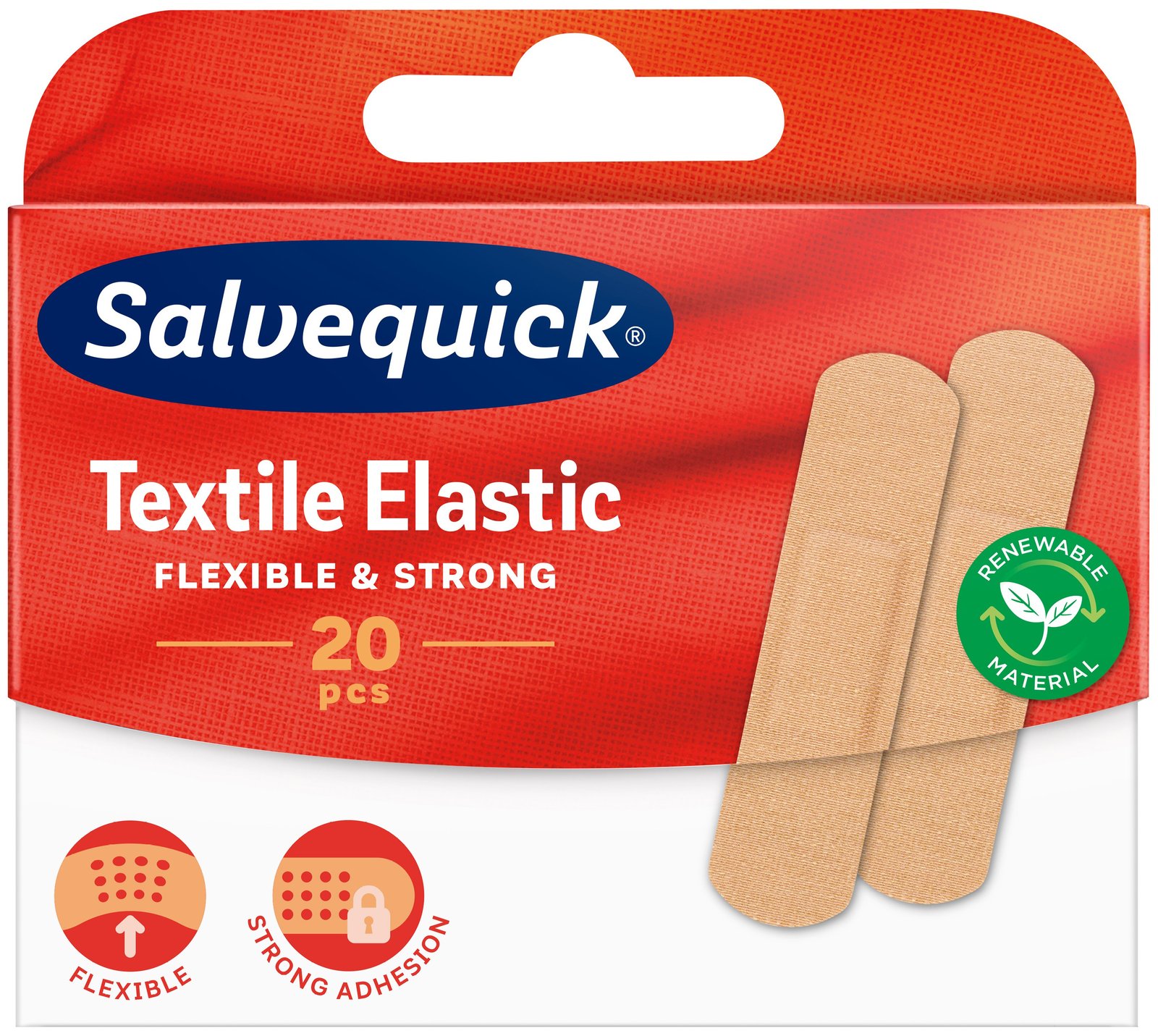 Salvequick Textil plåster medium 20 st