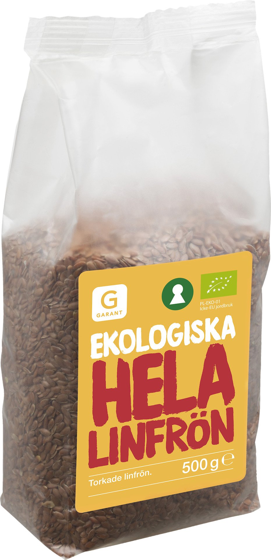 Garant Ekologiska Hela Linfrön 500 g