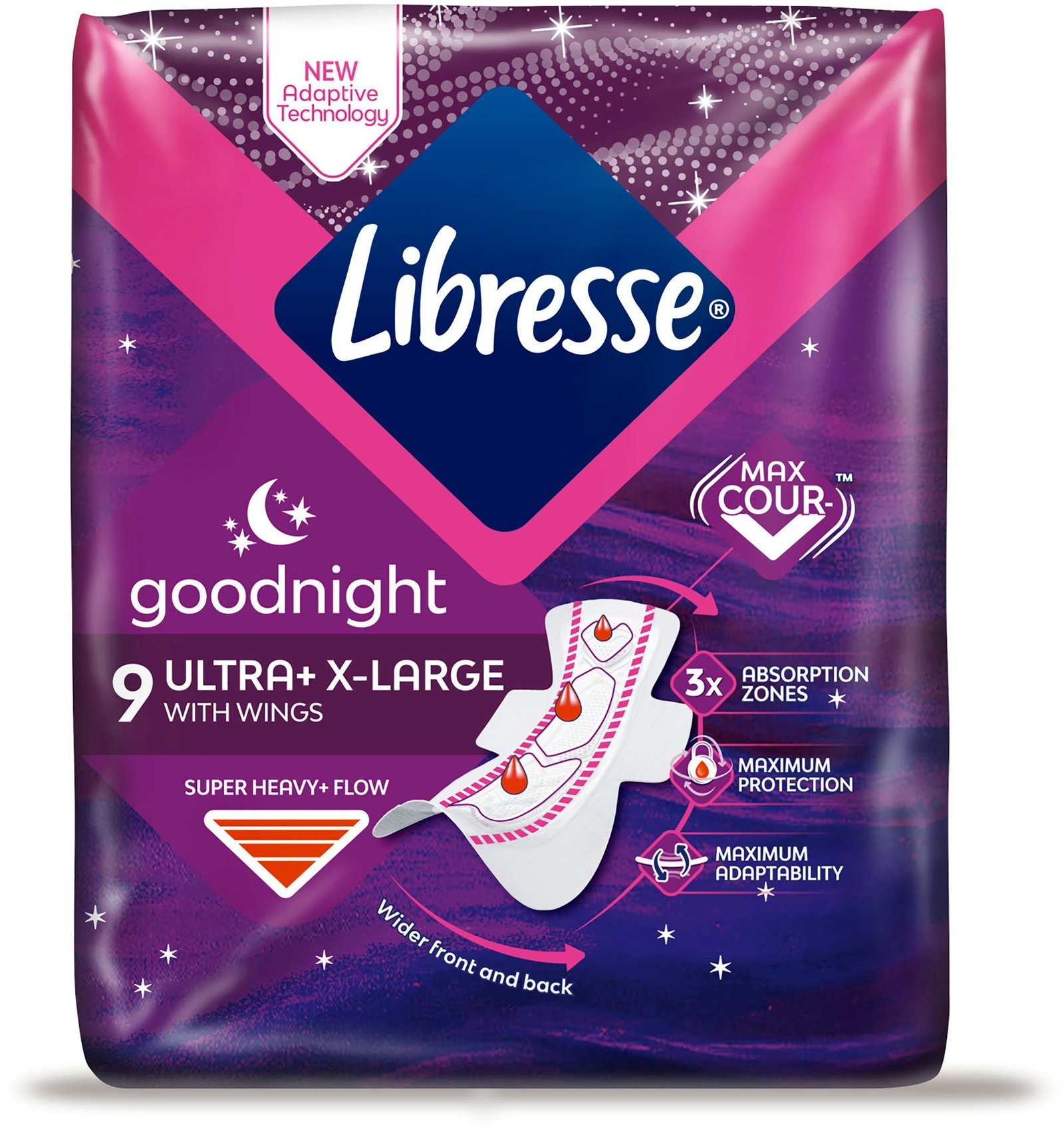 Libresse Goodnight Extra Ultra+ X-Large 9 st