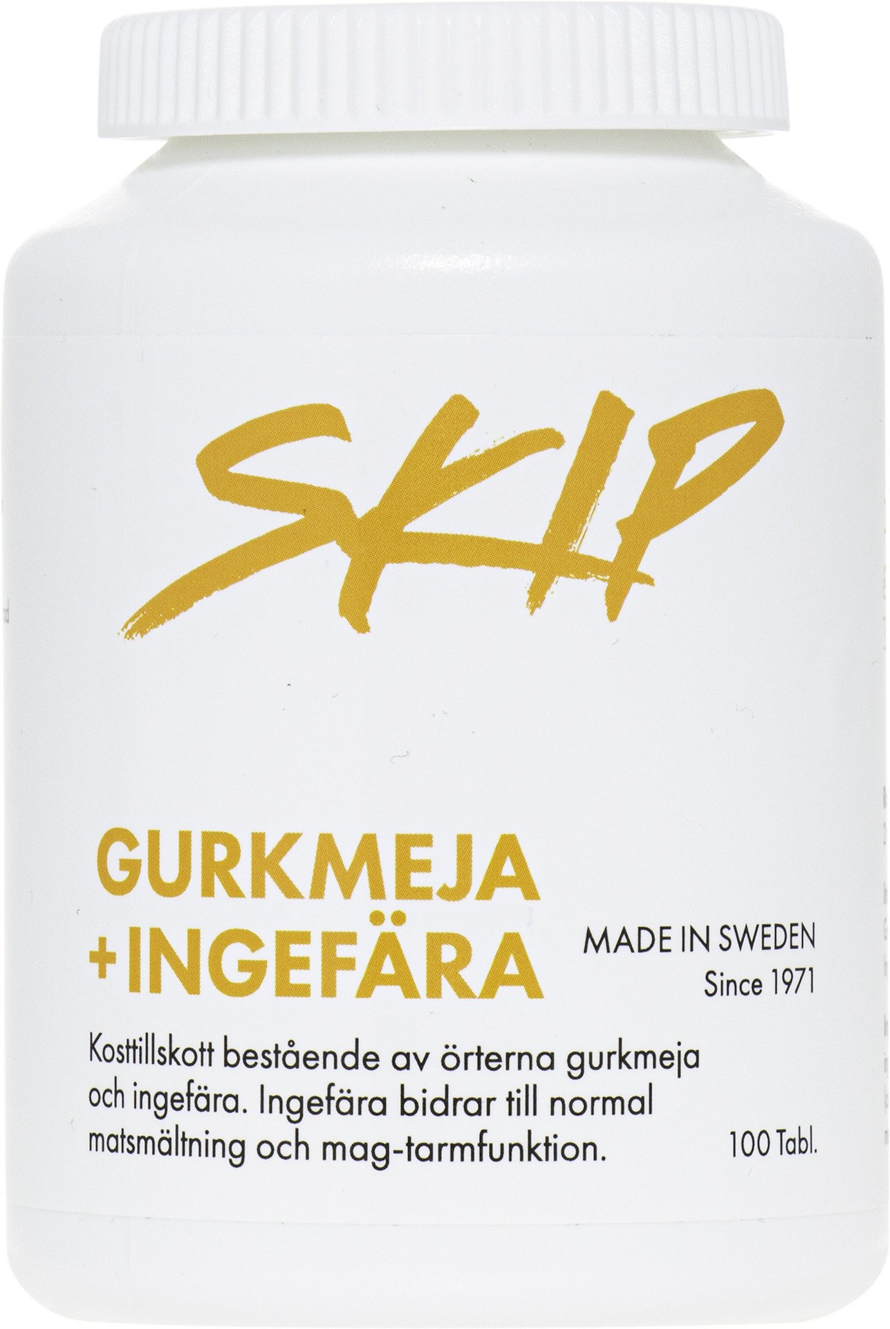 Skip Gurkmeja+Ingefära 100 tabletter
