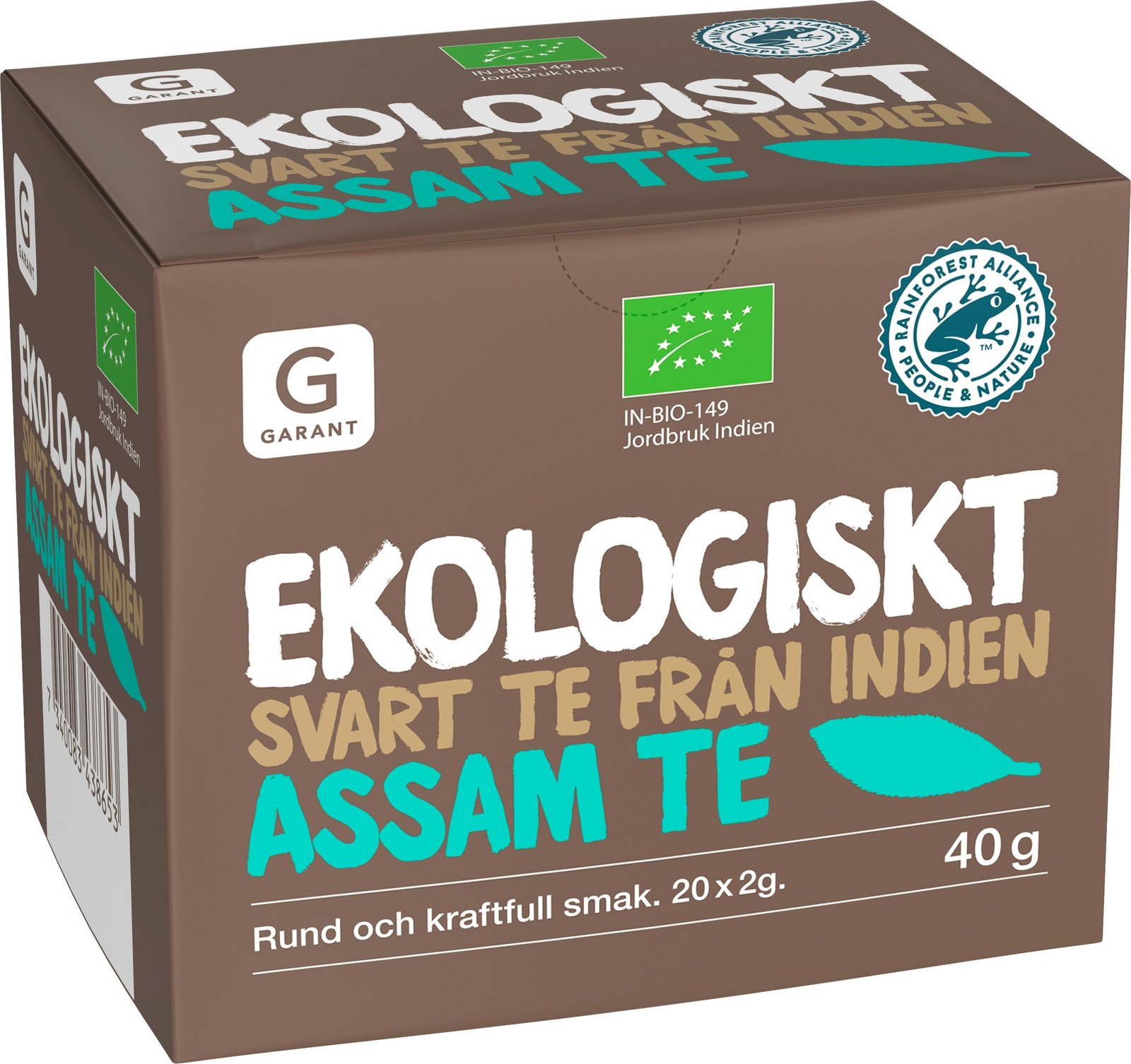 Garant Ekologiskt Assam Te 20 st