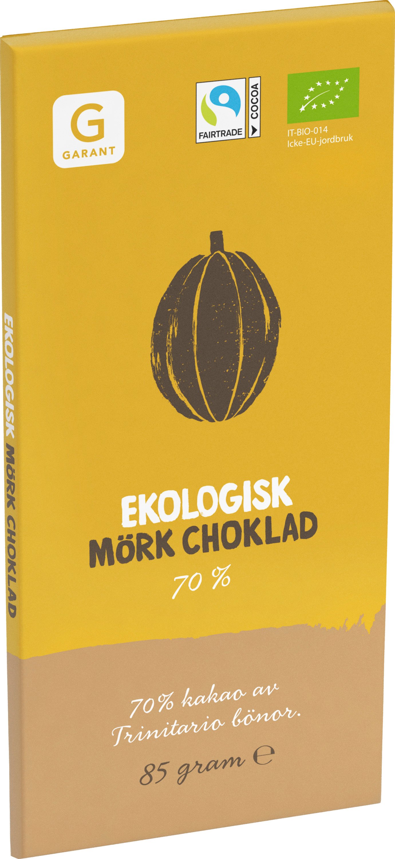Garant Ekologisk Mörk Choklad 85 g
