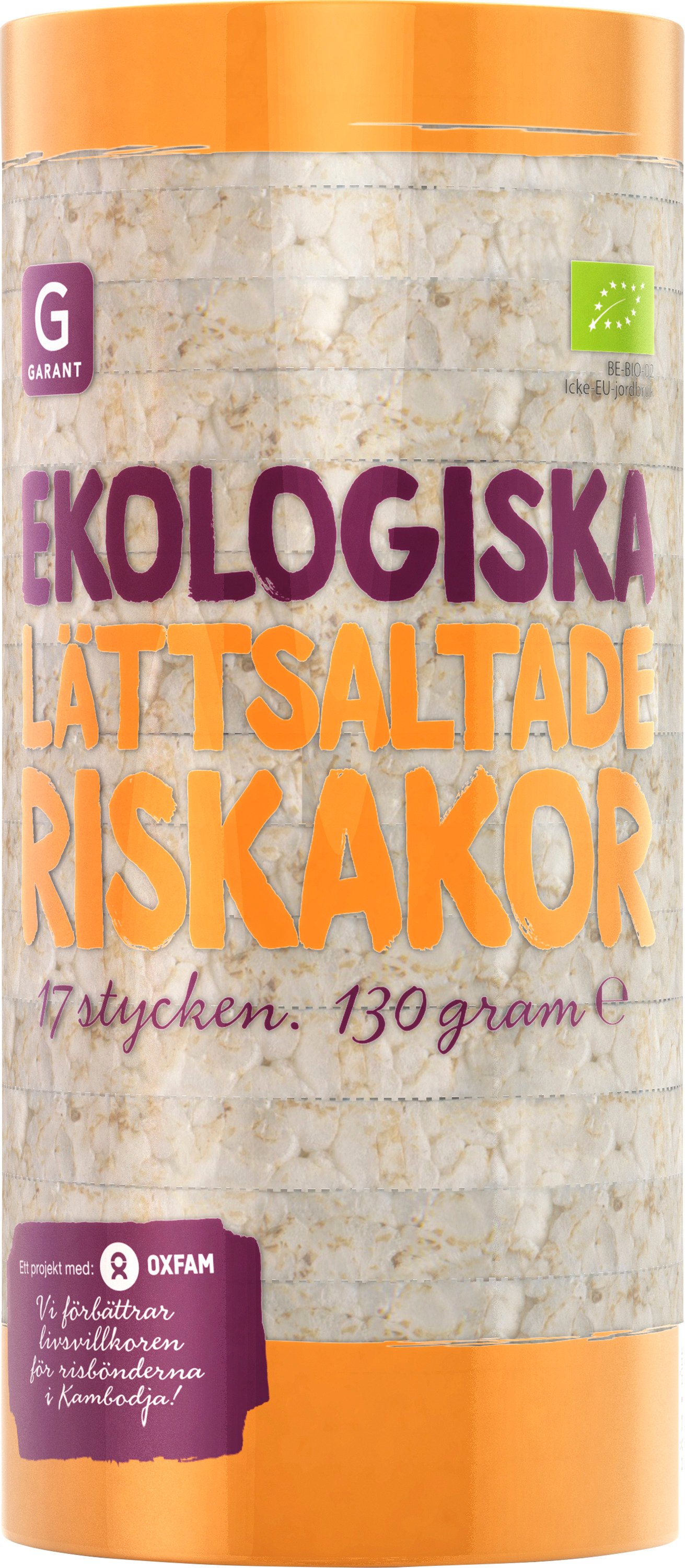 Garant Ekologiska Lättsaltade Riskakor 130 g