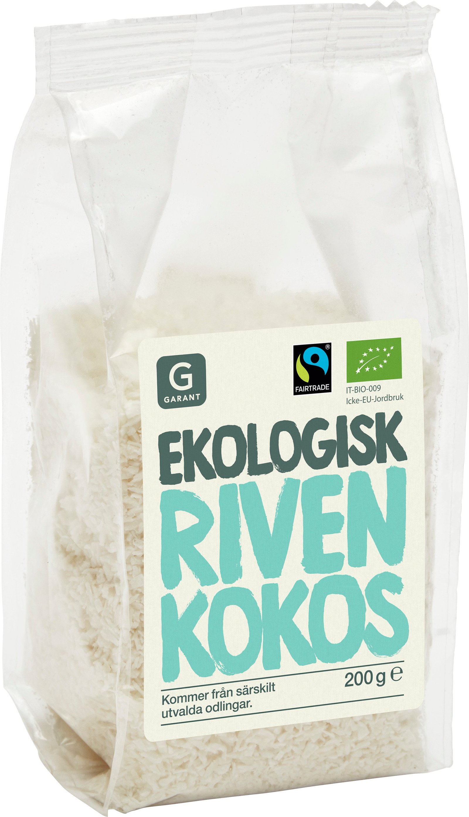 Garant Ekologisk Riven Kokos 200 g