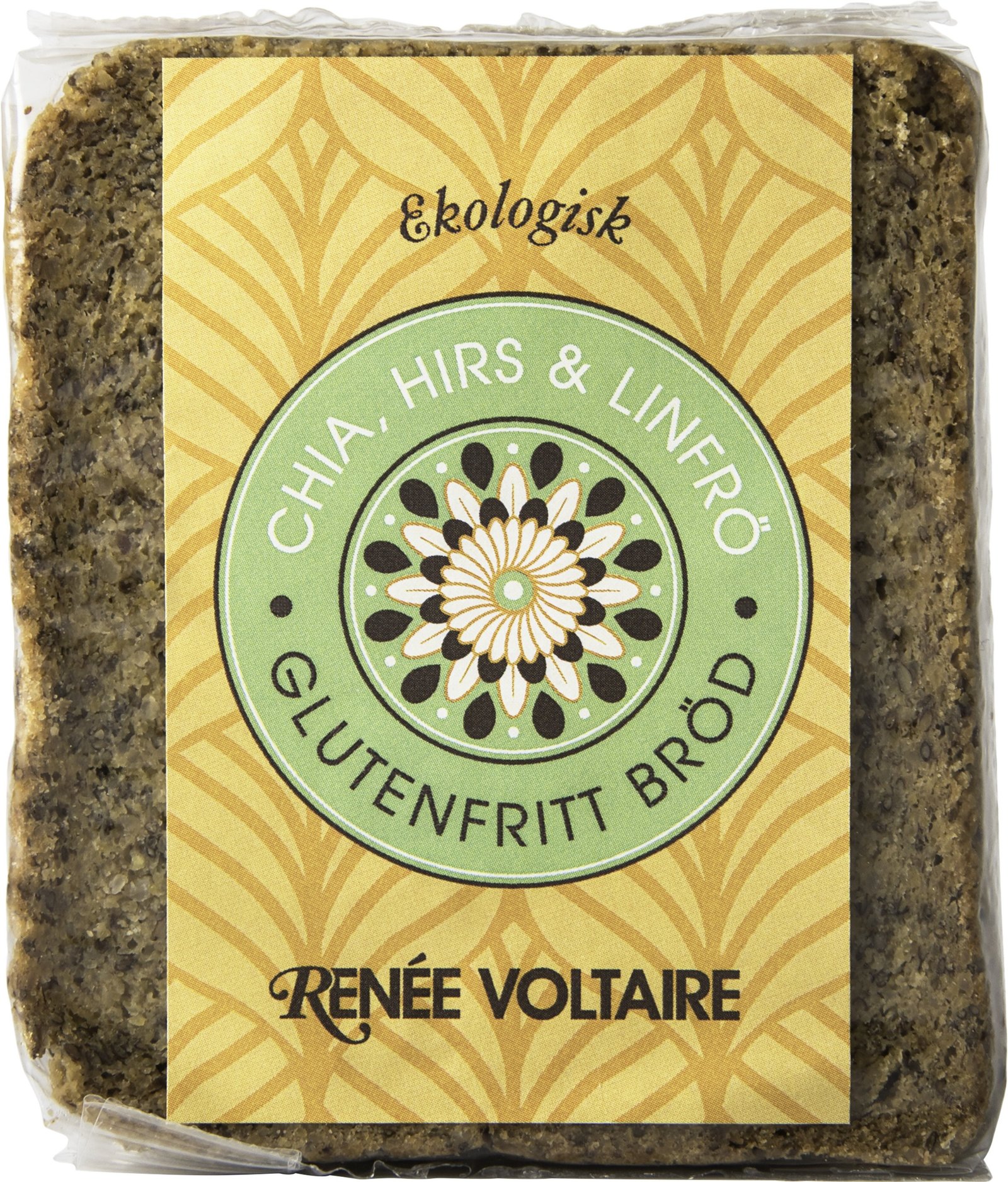 Renée Voltaire Ekologiskt Glutenfritt Bröd Chia, Hirs & Linfrö 375 g