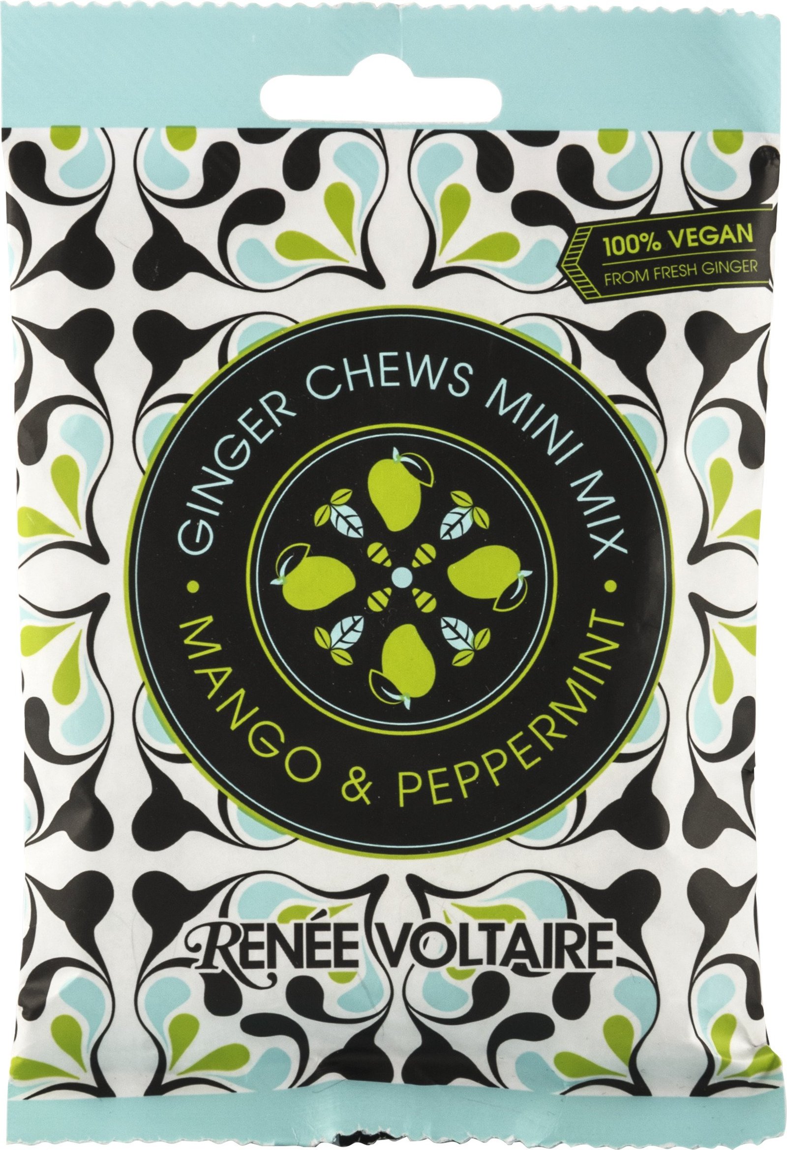 Renée Voltaire Ginger Chews Mini Mix Mango Peppermint 48 g