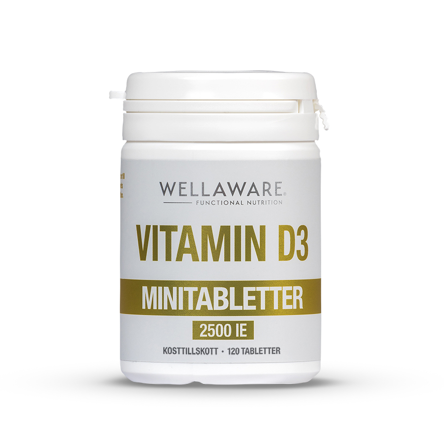 WellAware Vitamin D3 2500 IE 120 minitabletter