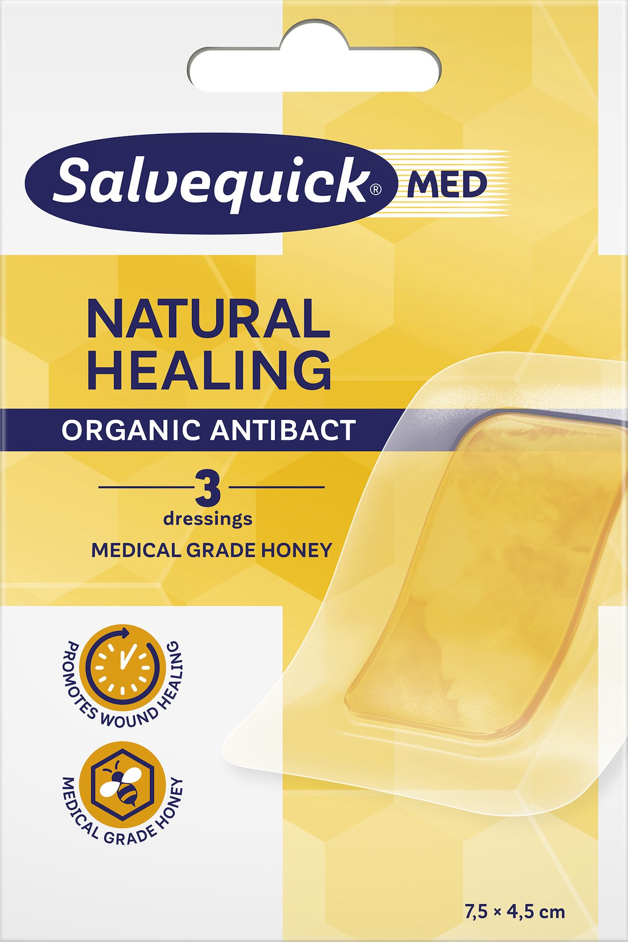 Salvequick MED Natural Healing Plåster 3 st